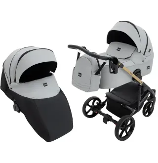 Коляска 2 в 1 Bair Onyx ECO OE-14 світло-сірий
