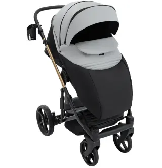 Коляска 2 в 1 Bair Onyx ECO OE-14 світло-сірий