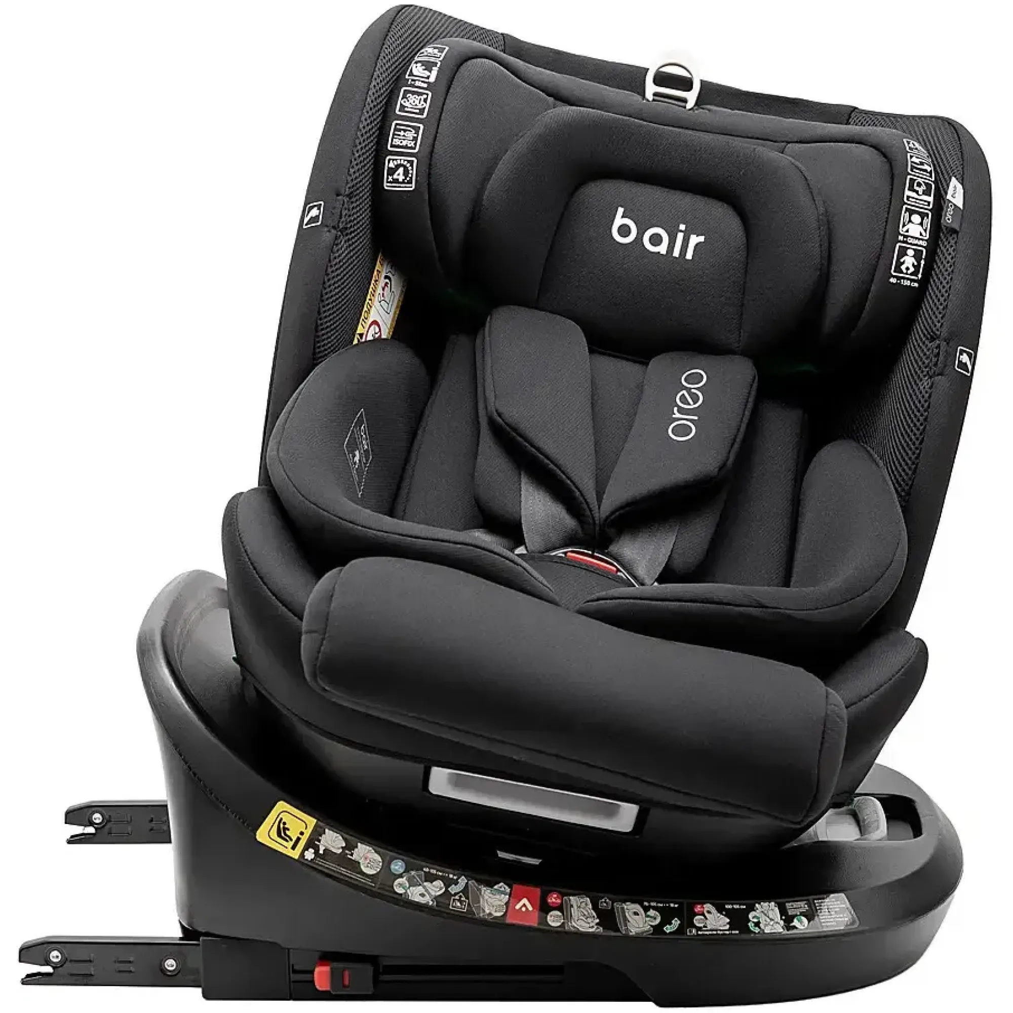 Автокрісло Bair Oreo 360 i-size Iso-fix BO-01 total black