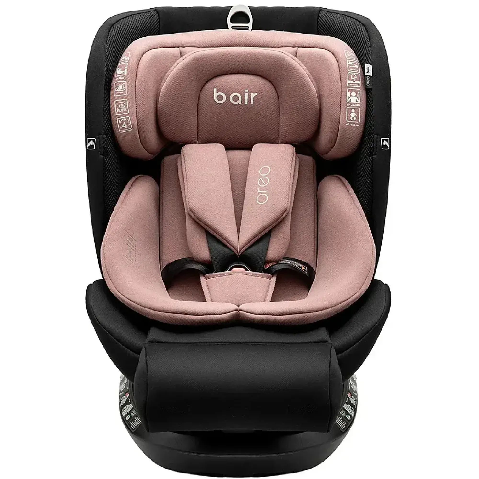 Автокрісло Bair Oreo 360 i-size Iso-fix BO-04 black-pink