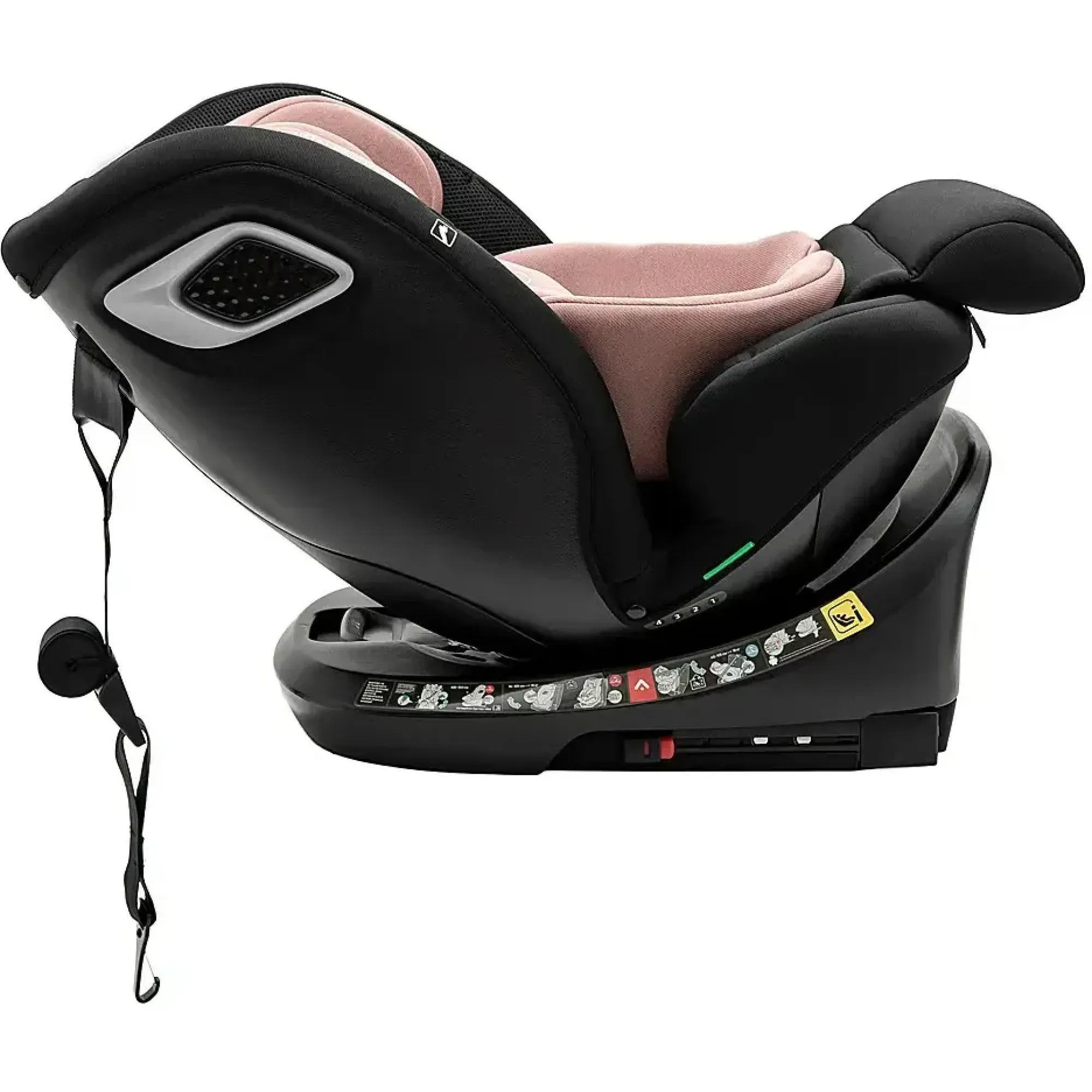 Автокрісло Bair Oreo 360 i-size Iso-fix BO-04 black-pink