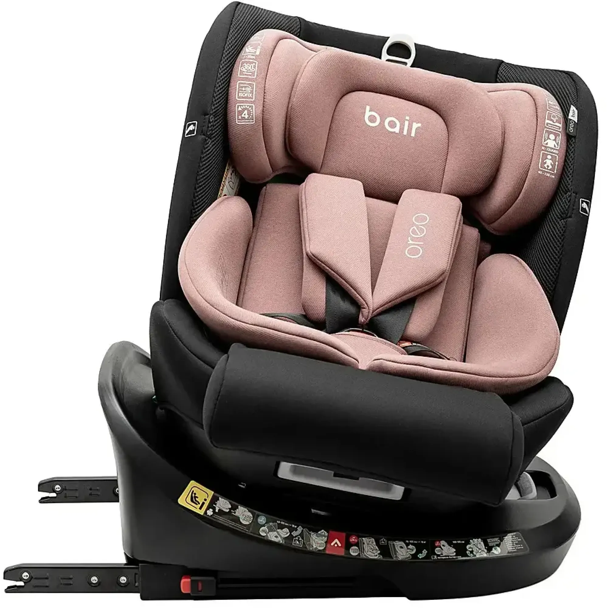 Автокрісло Bair Oreo 360 i-size Iso-fix BO-04 black-pink