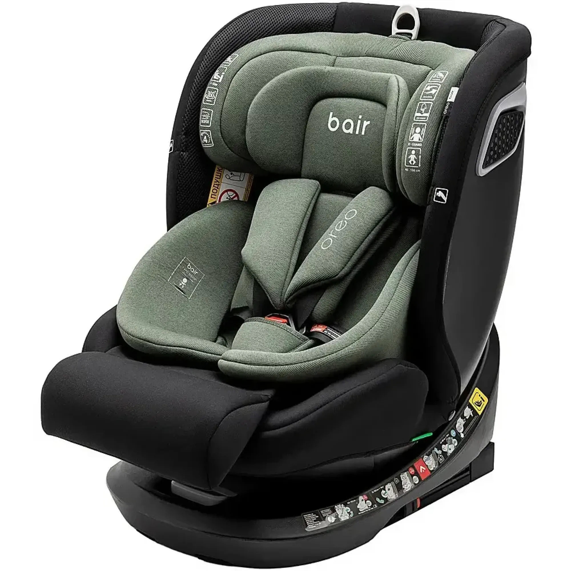 Автокрісло Bair Oreo 360 i-size Iso-fix BO-05 black-green