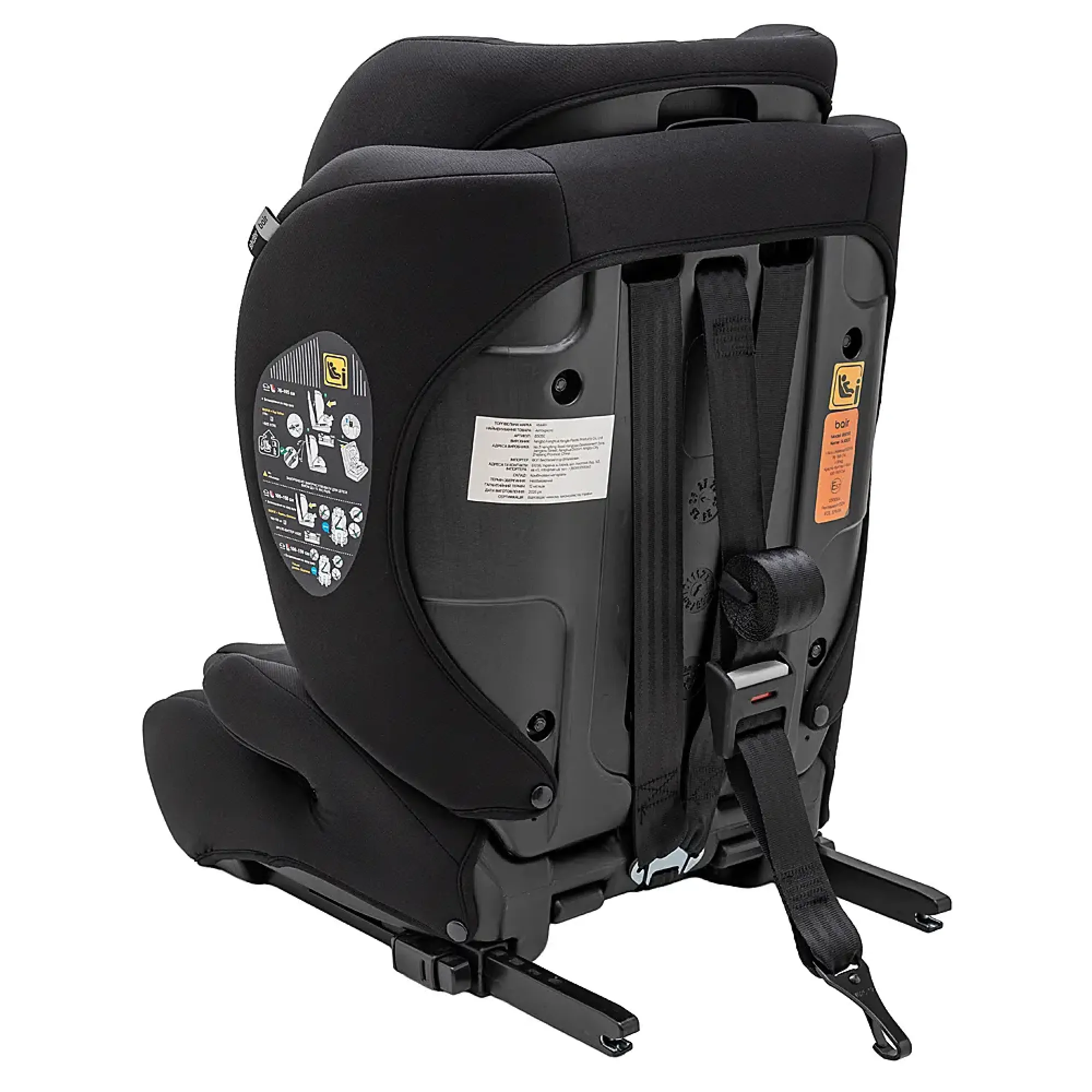 Автокрісло Bair Slider i-size Iso-fix BS-01 Total Black