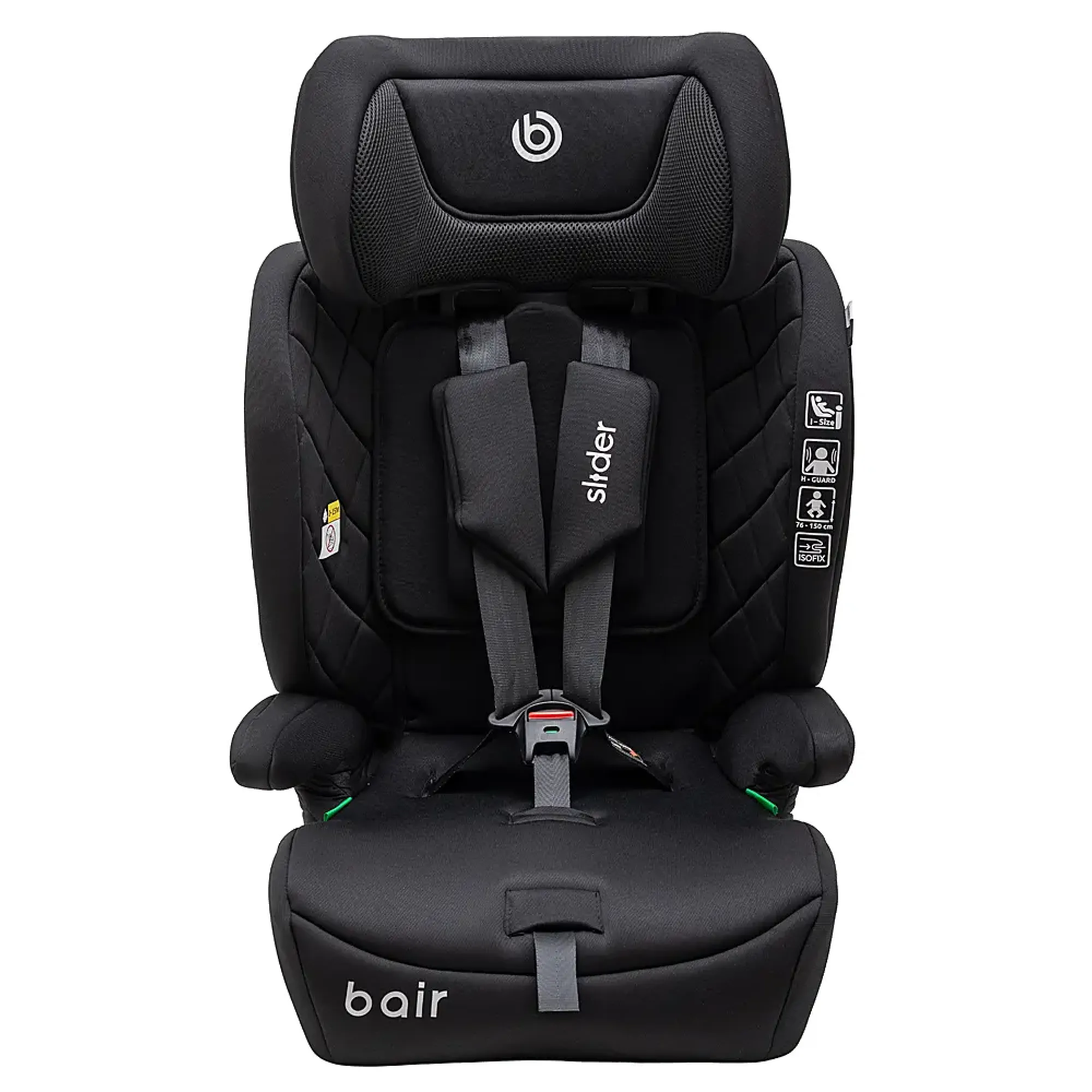 Автокрісло Bair Slider i-size Iso-fix BS-01 Total Black