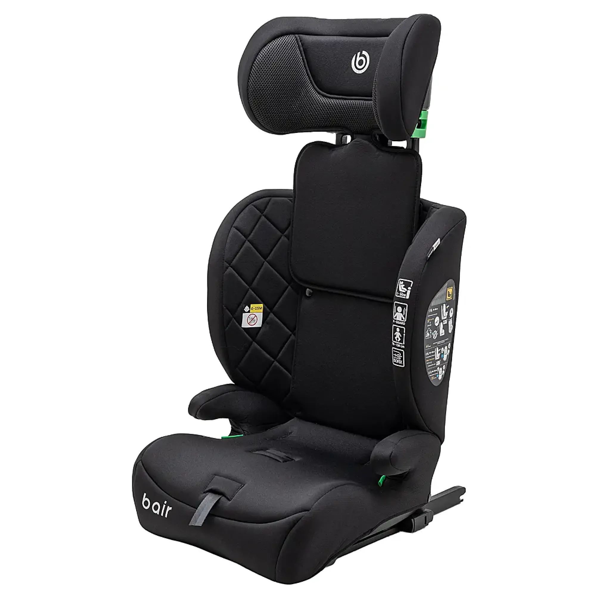 Автокрісло Bair Slider i-size Iso-fix BS-01 Total Black
