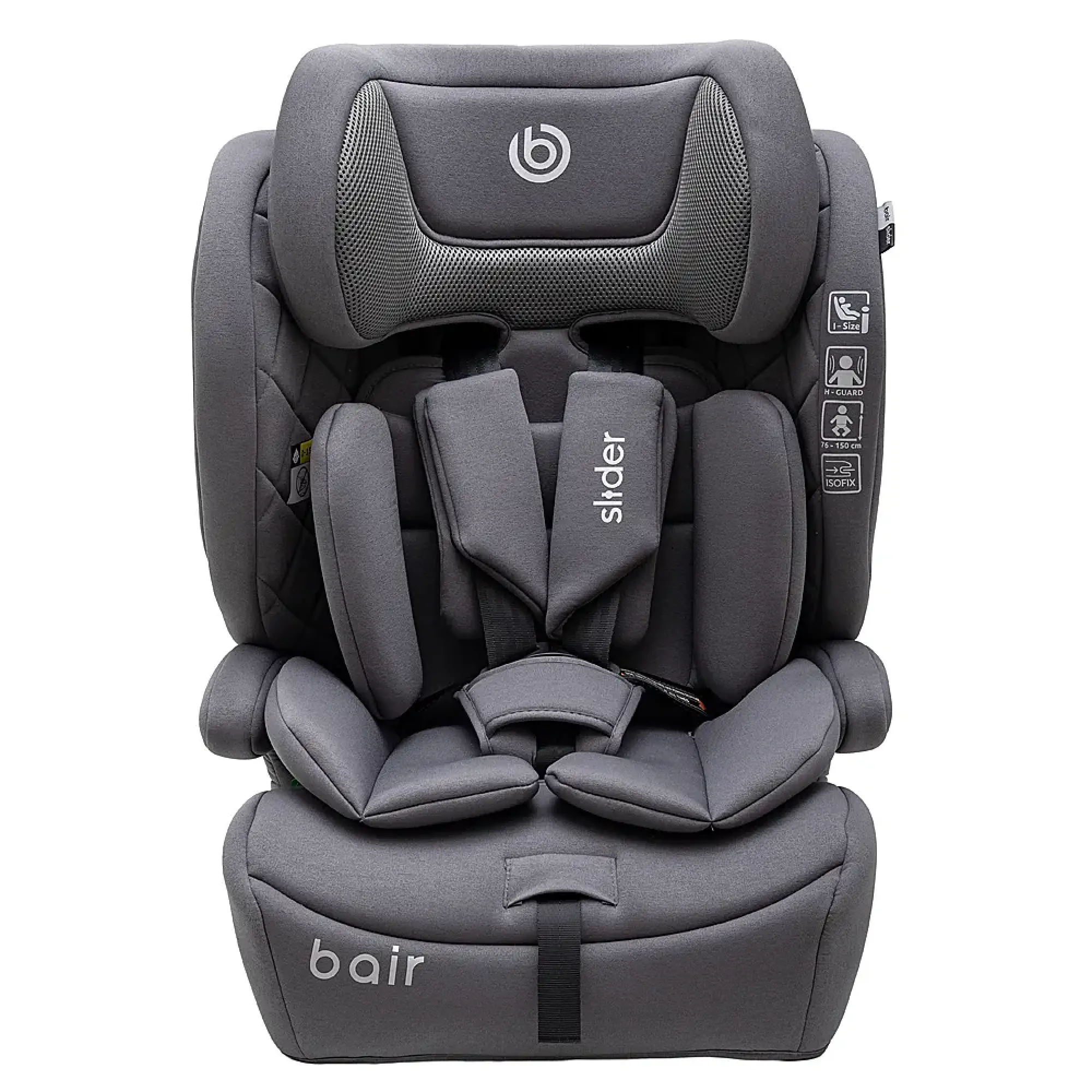 Автокрісло Bair Slider i-size Iso-fix BS-03 Grey