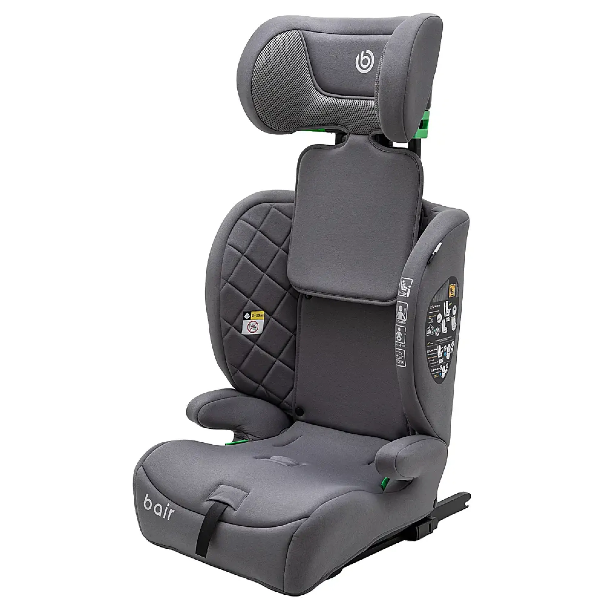 Автокрісло Bair Slider i-size Iso-fix BS-03 Grey