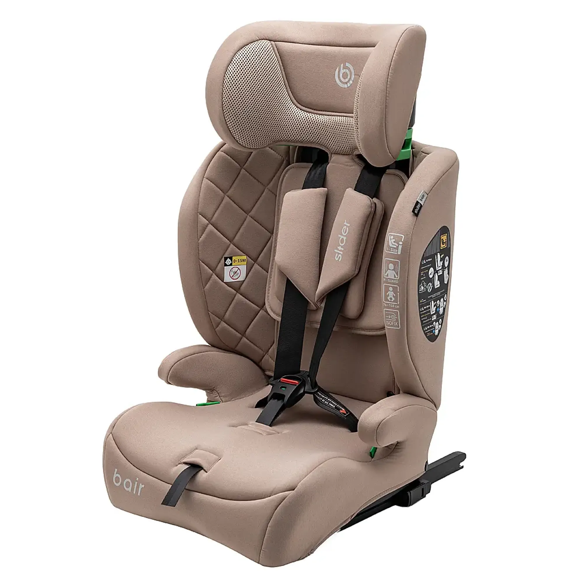 Автокрісло Bair Slider i-size Iso-fix BS-05 Beige
