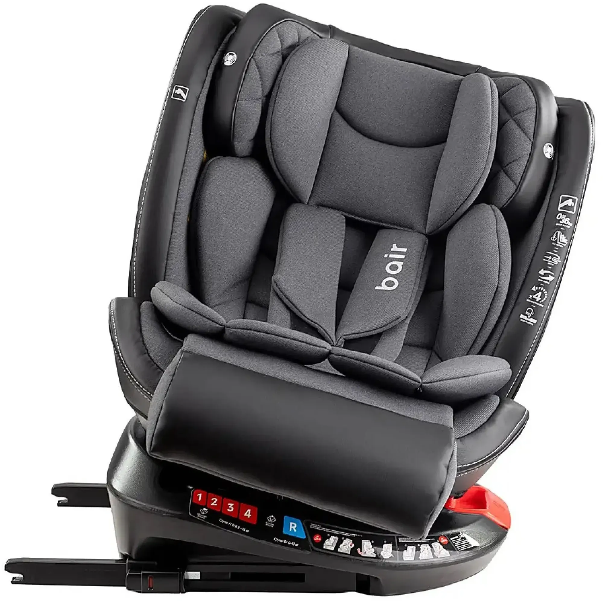 Автокрісло Bair Unit 360 Iso-fix GM-02 graphite midnight