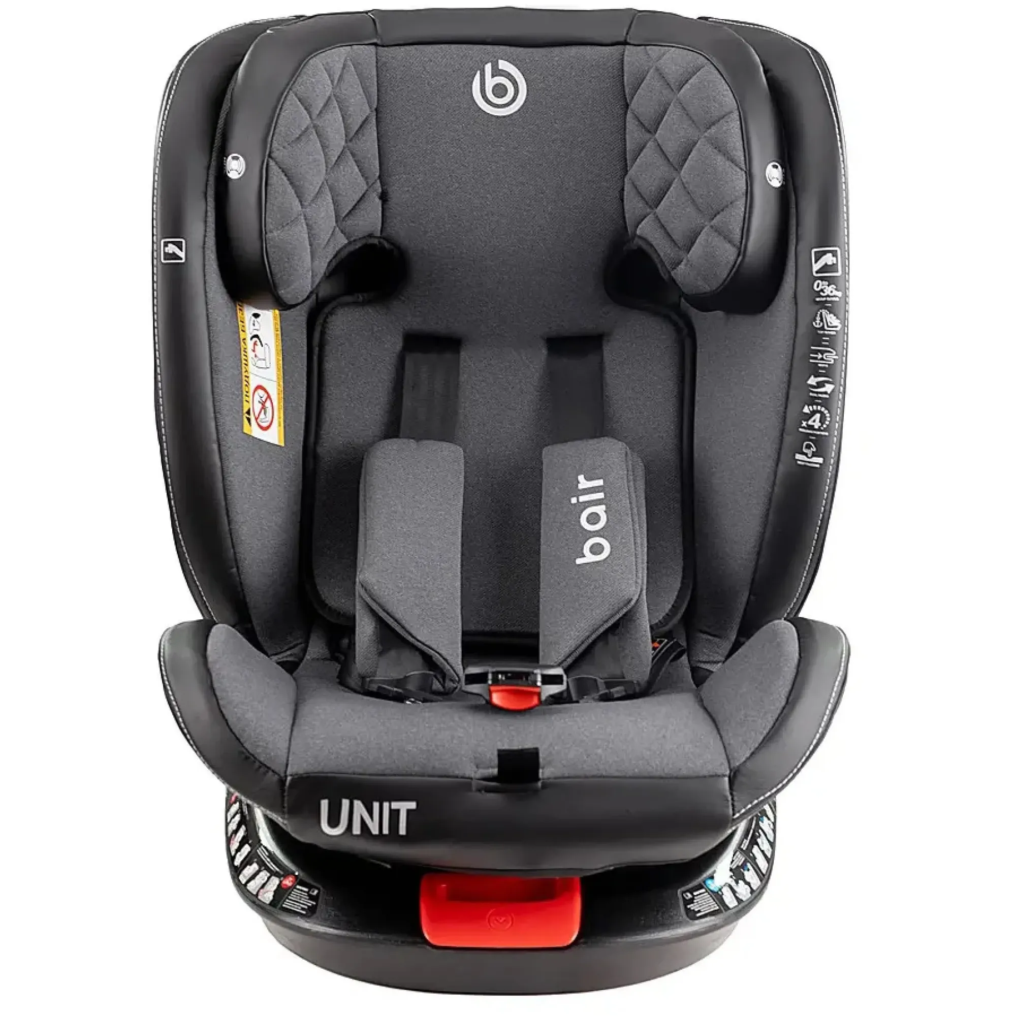 Автокрісло Bair Unit 360 Iso-fix GM-02 graphite midnight