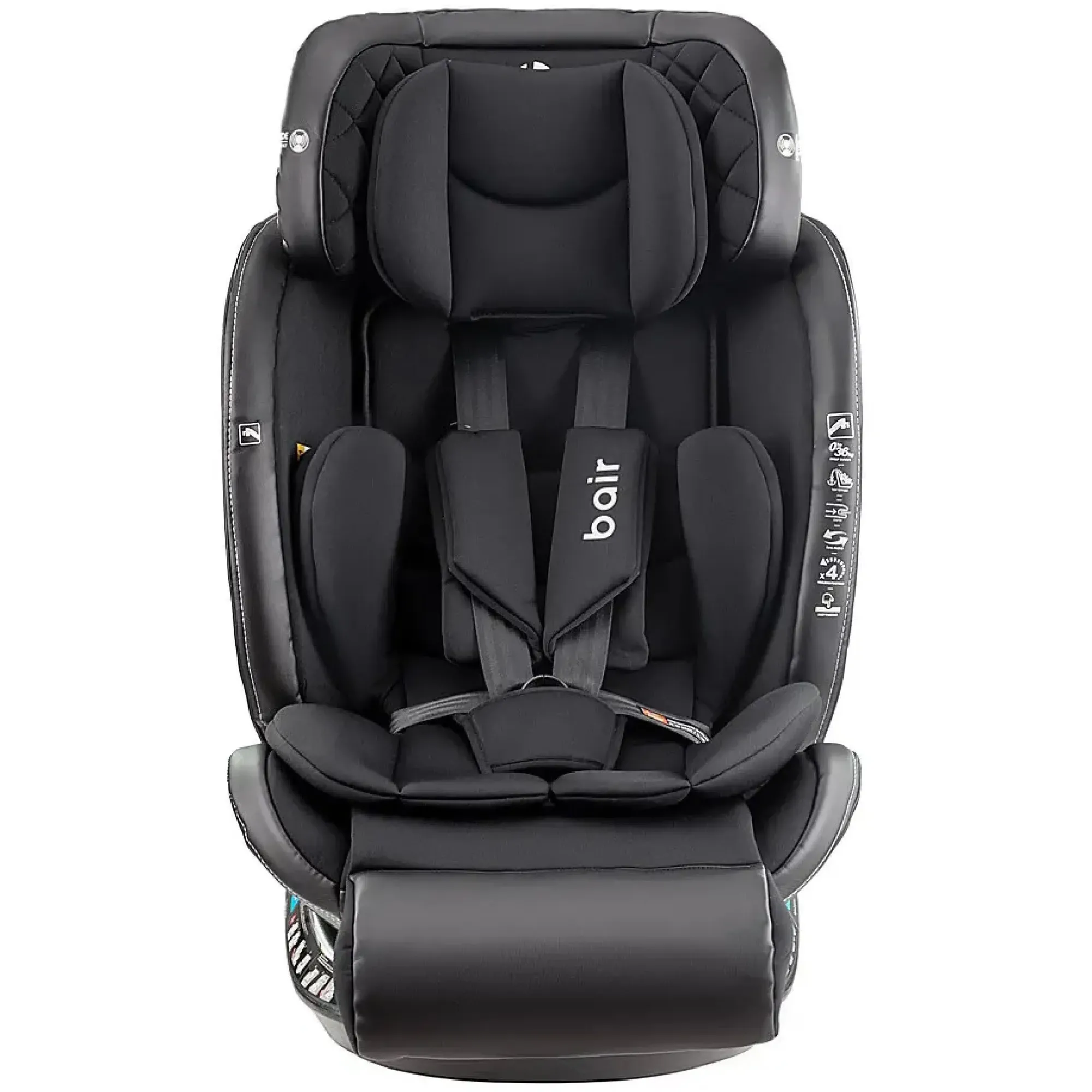 Автокрісло Bair Unit 360 Iso-fix TB-01 total black