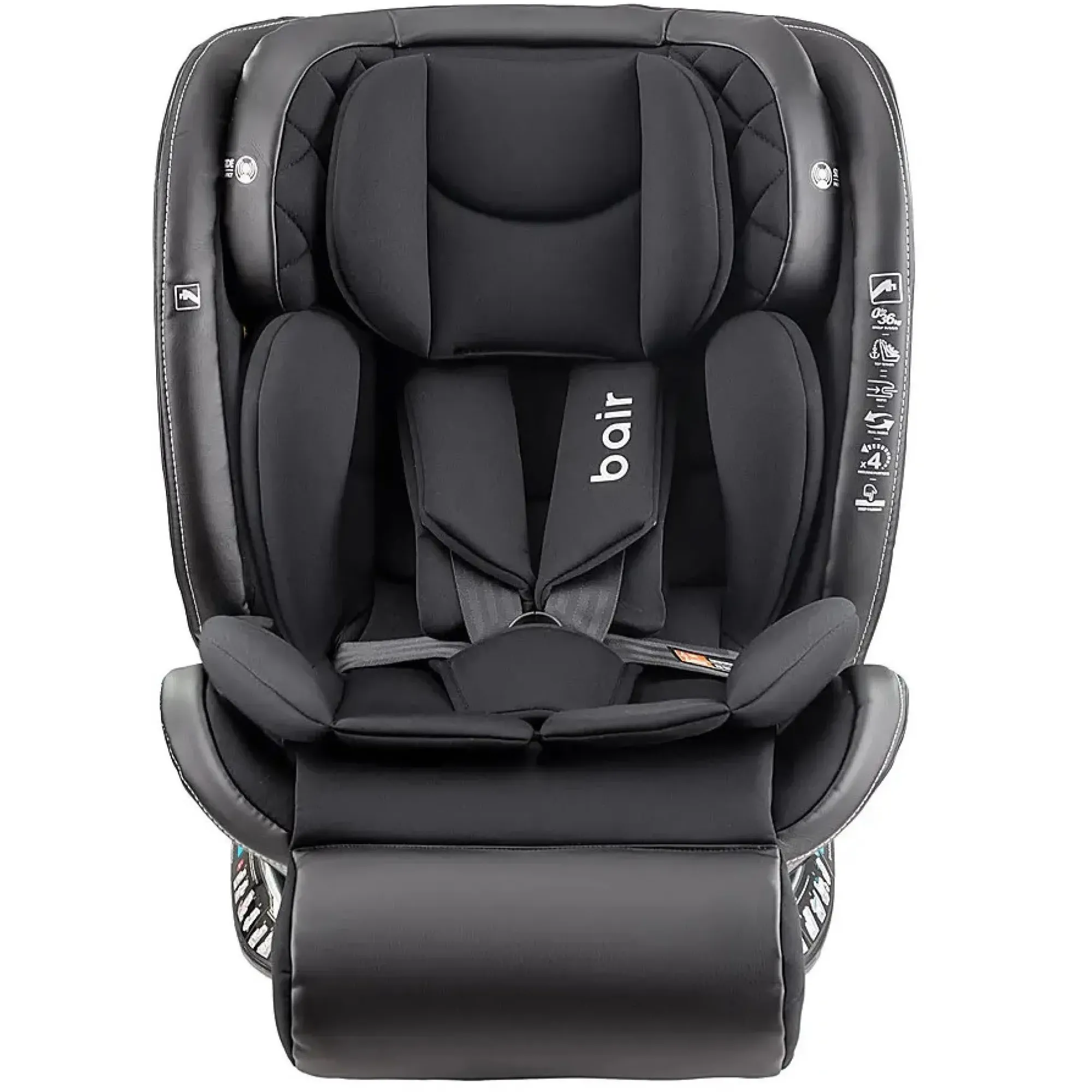 Автокрісло Bair Unit 360 Iso-fix TB-01 total black