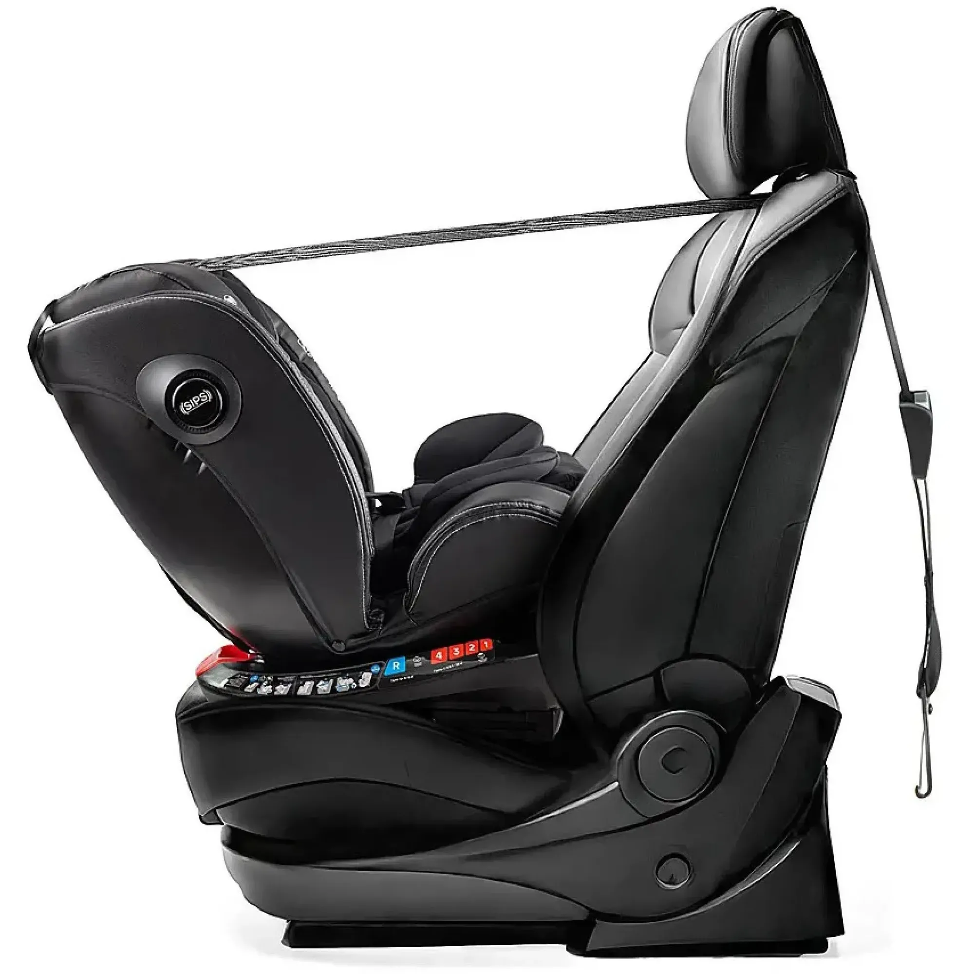 Автокрісло Bair Unit 360 Iso-fix TB-01 total black