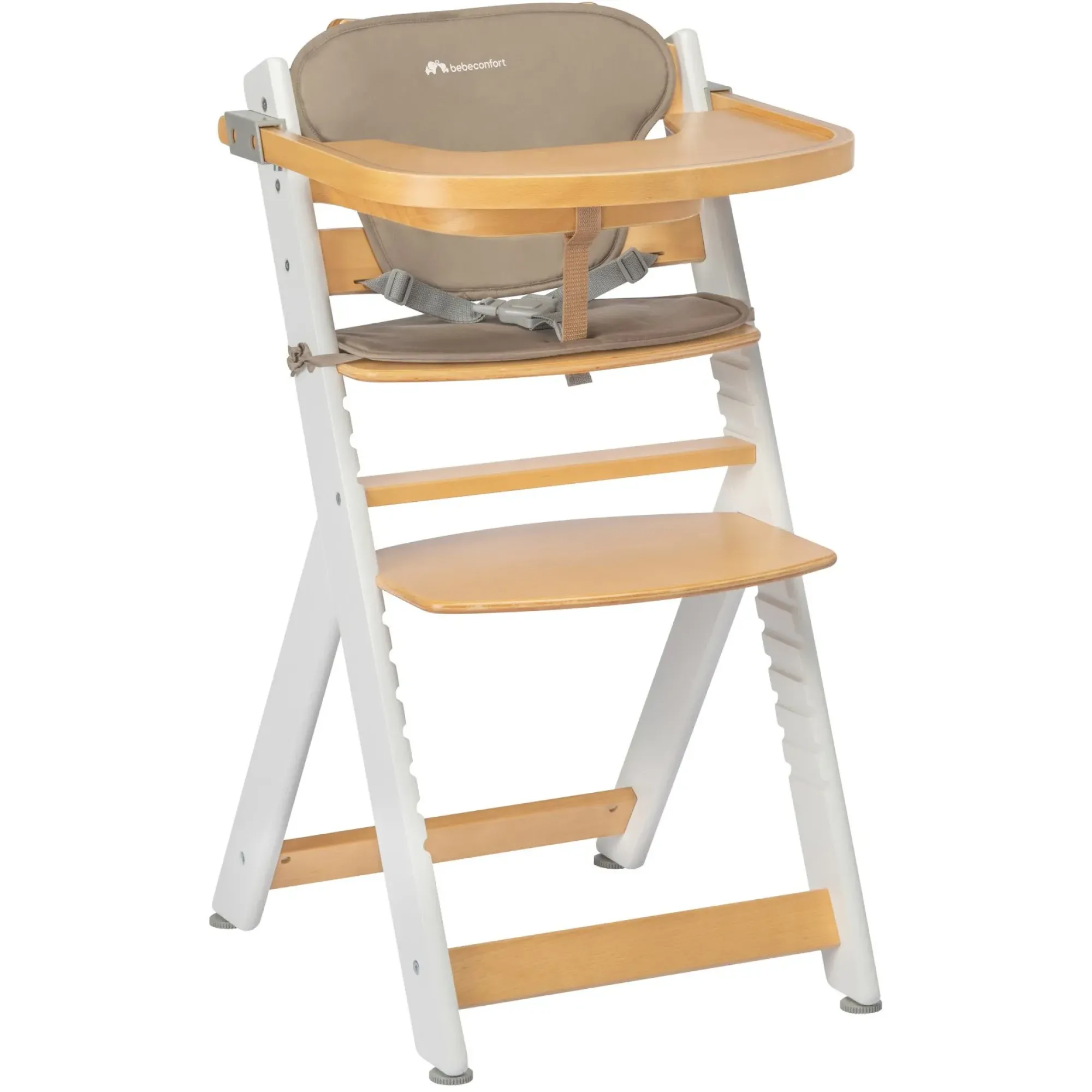 Стільчик для годування з вкладишем Bebe Confort Timba Light Wood/Beige