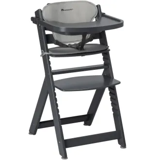 Стільчик для годування з вкладишем Bebe Confort Timba Mineral Graphite