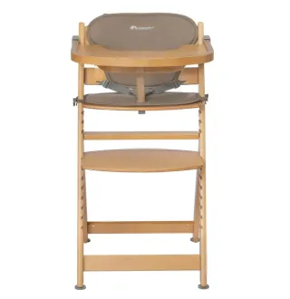 Стільчик для годування з вкладишем Bebe Confort Timba Natural Wood/Beige