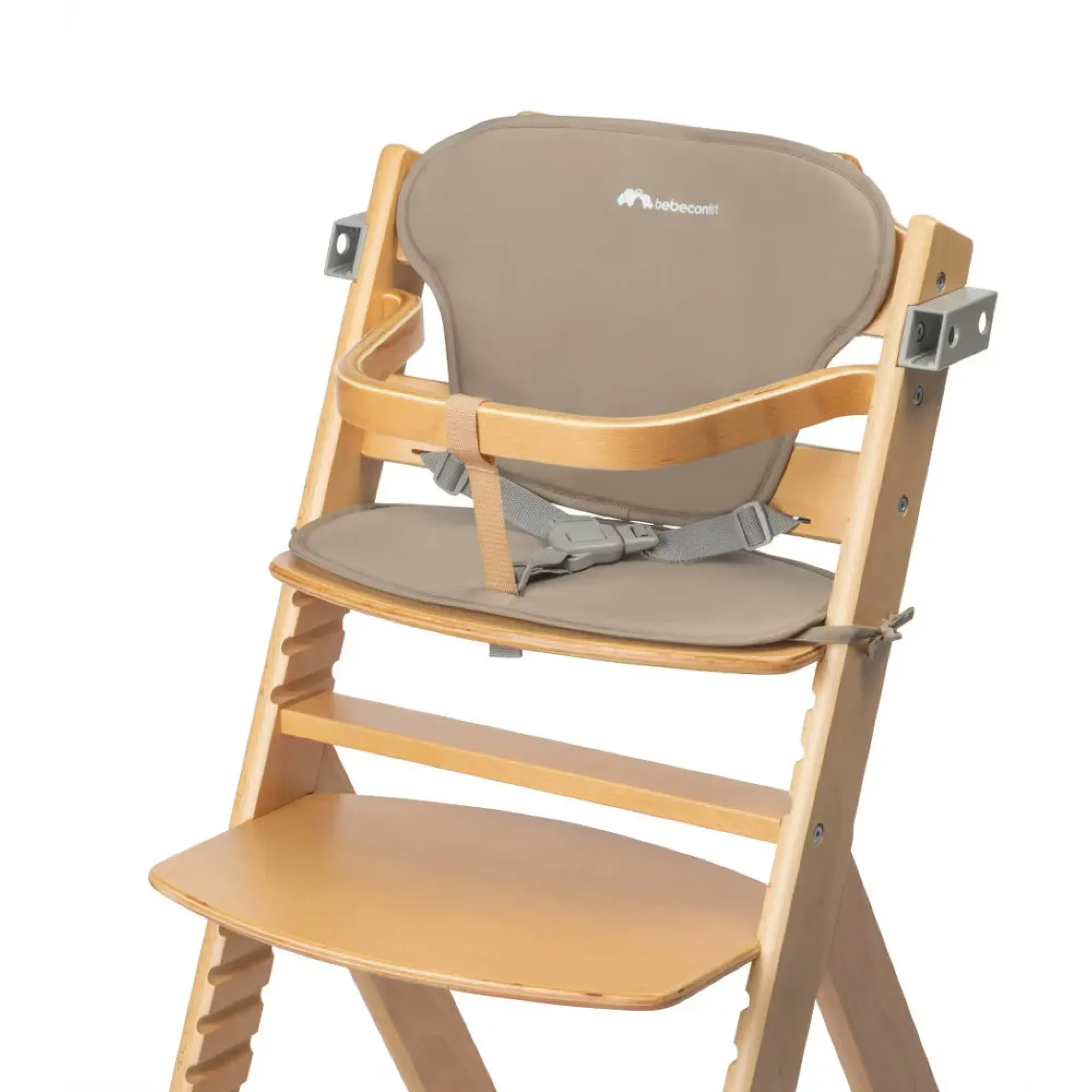 Стільчик для годування з вкладишем Bebe Confort Timba Natural Wood/Beige