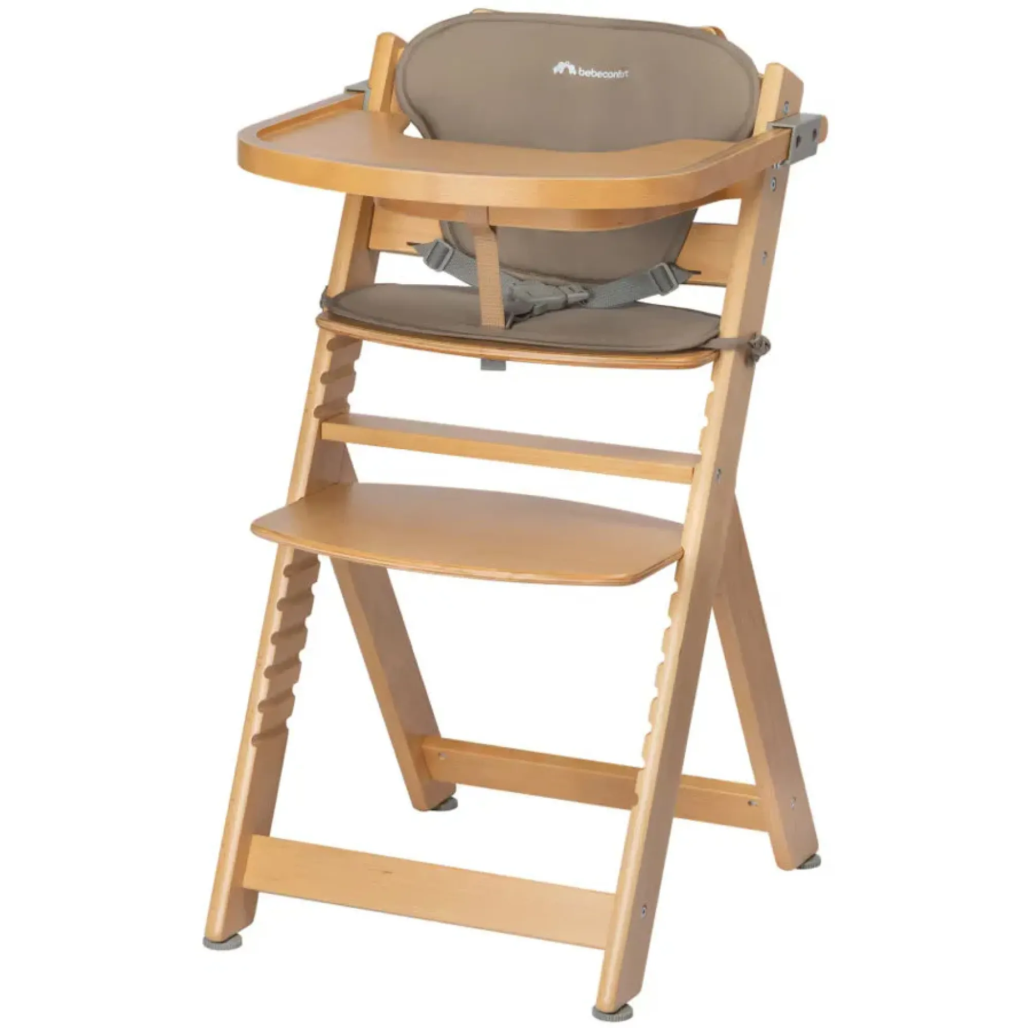 Стільчик для годування з вкладишем Bebe Confort Timba Natural Wood/Beige