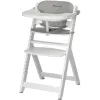 Стільчик для годування з вкладишем Bebe Confort Timba White/Gray