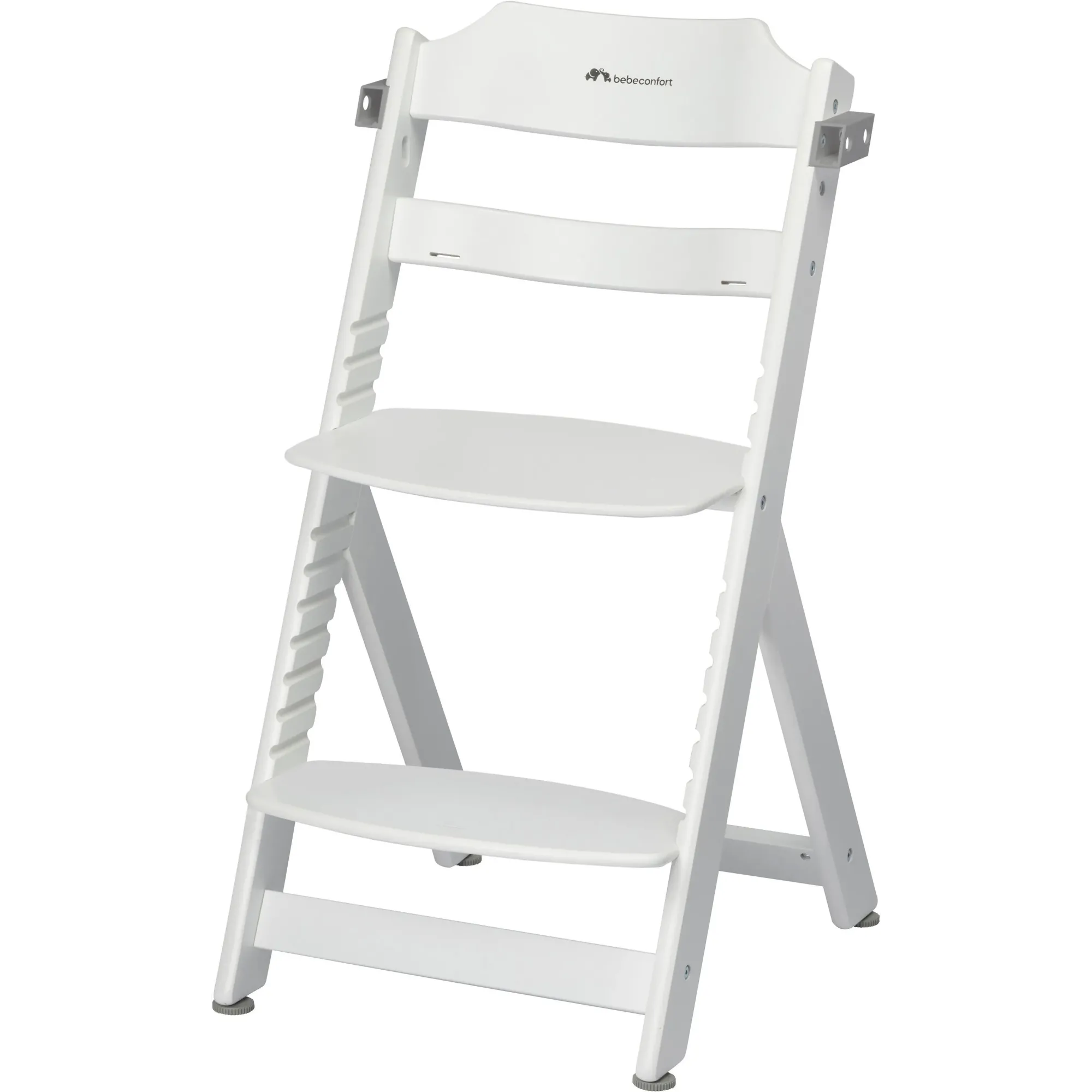 Стільчик для годування з вкладишем Bebe Confort Timba White/Gray