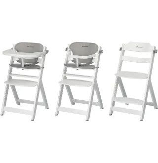 Стільчик для годування з вкладишем Bebe Confort Timba White/Gray