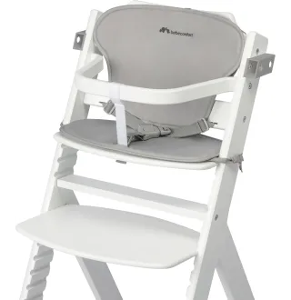 Стільчик для годування з вкладишем Bebe Confort Timba White/Gray