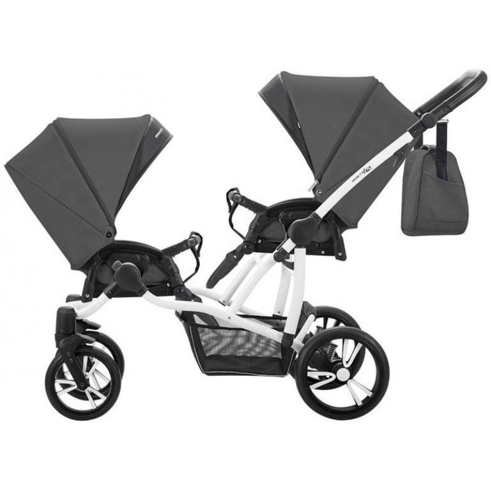 Коляска 2в1 Bebetto B 42 Premium New 04 Темно-сірий