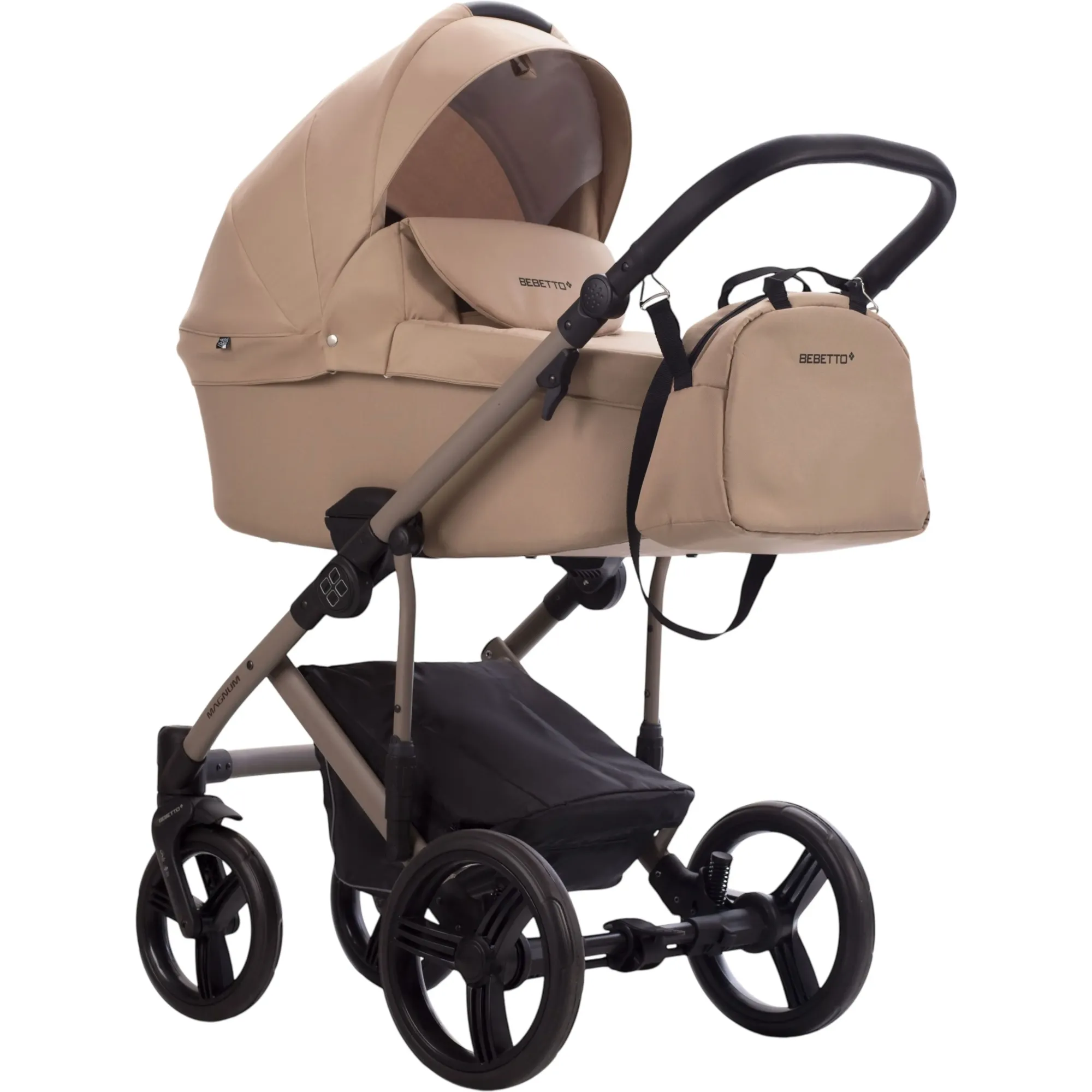 Коляска 2в1 Bebetto Magnum Light 01 Kashmir Бежевий