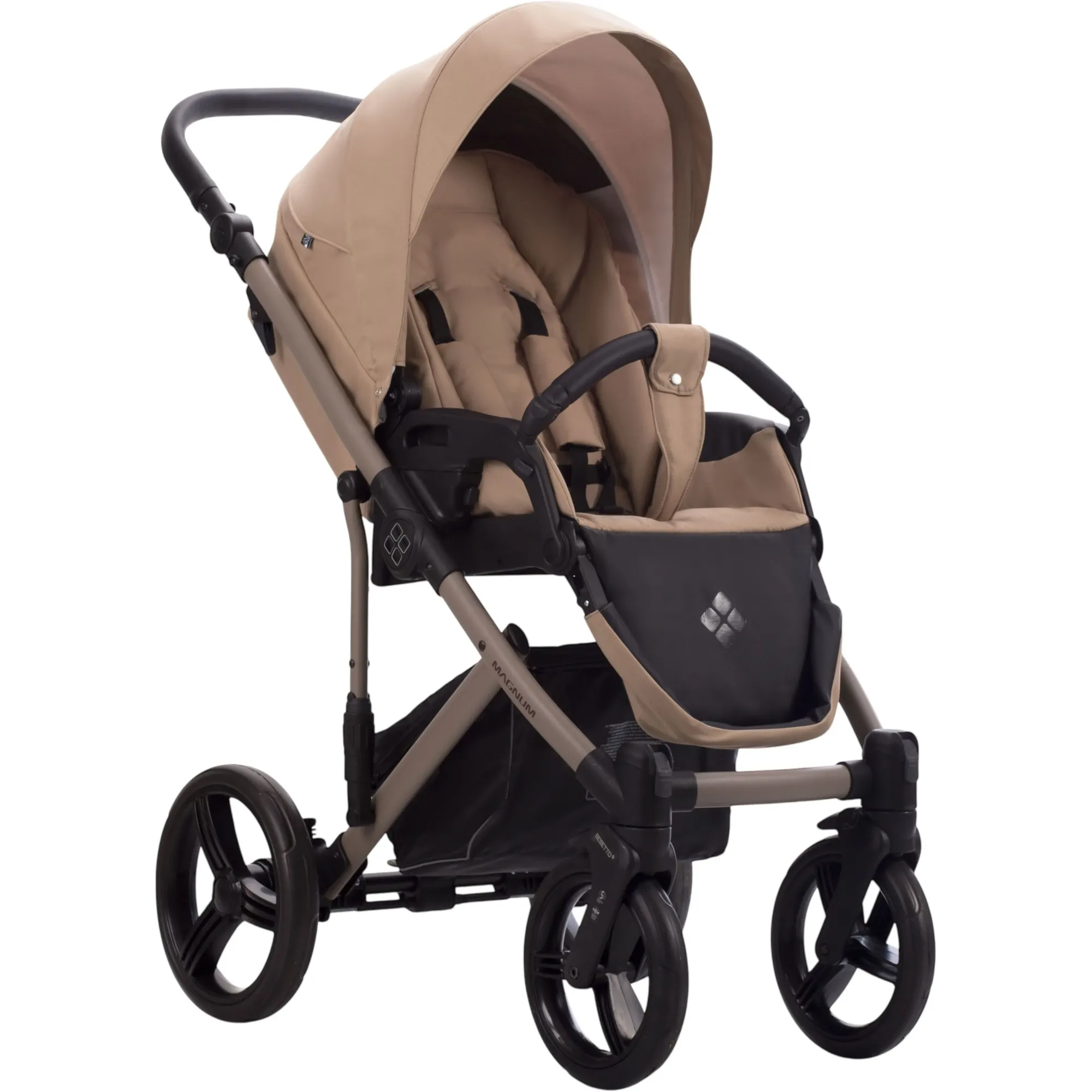 Коляска 2в1 Bebetto Magnum Light 01 Kashmir Бежевий