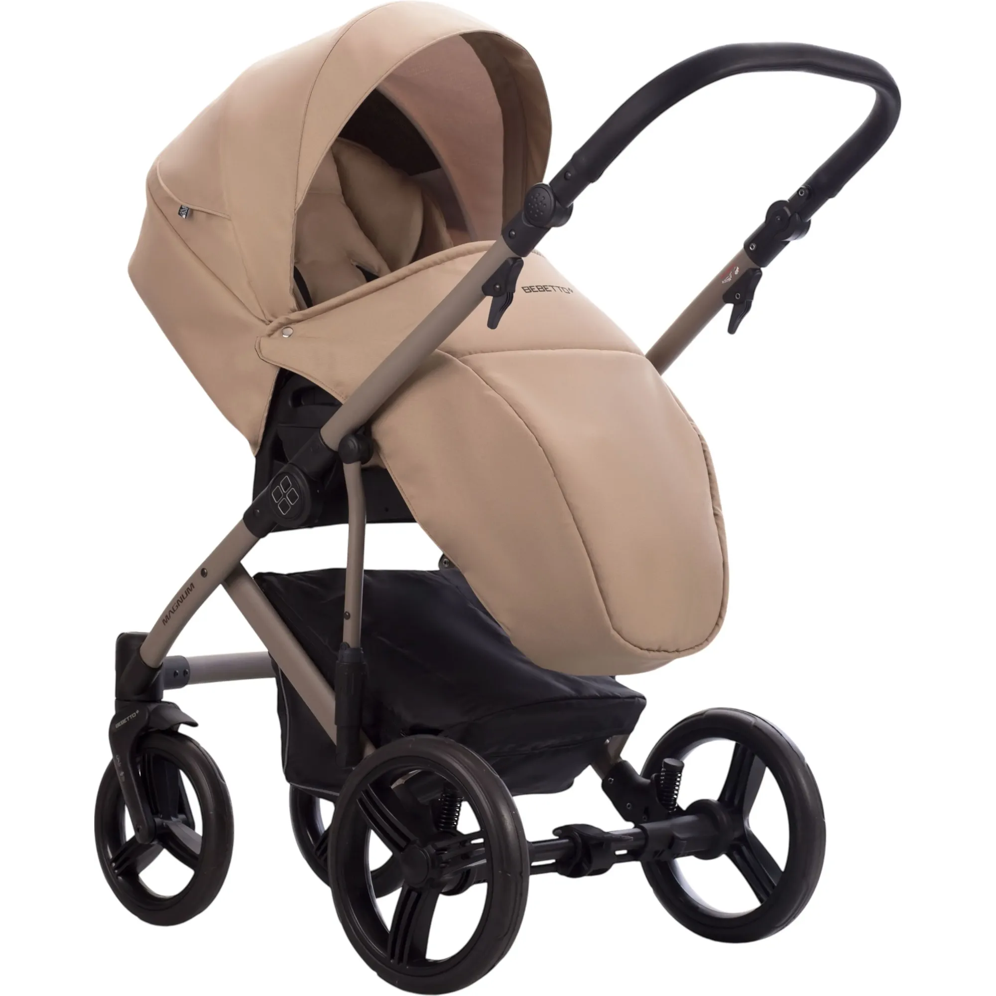 Коляска 2в1 Bebetto Magnum Light 01 Kashmir Бежевий