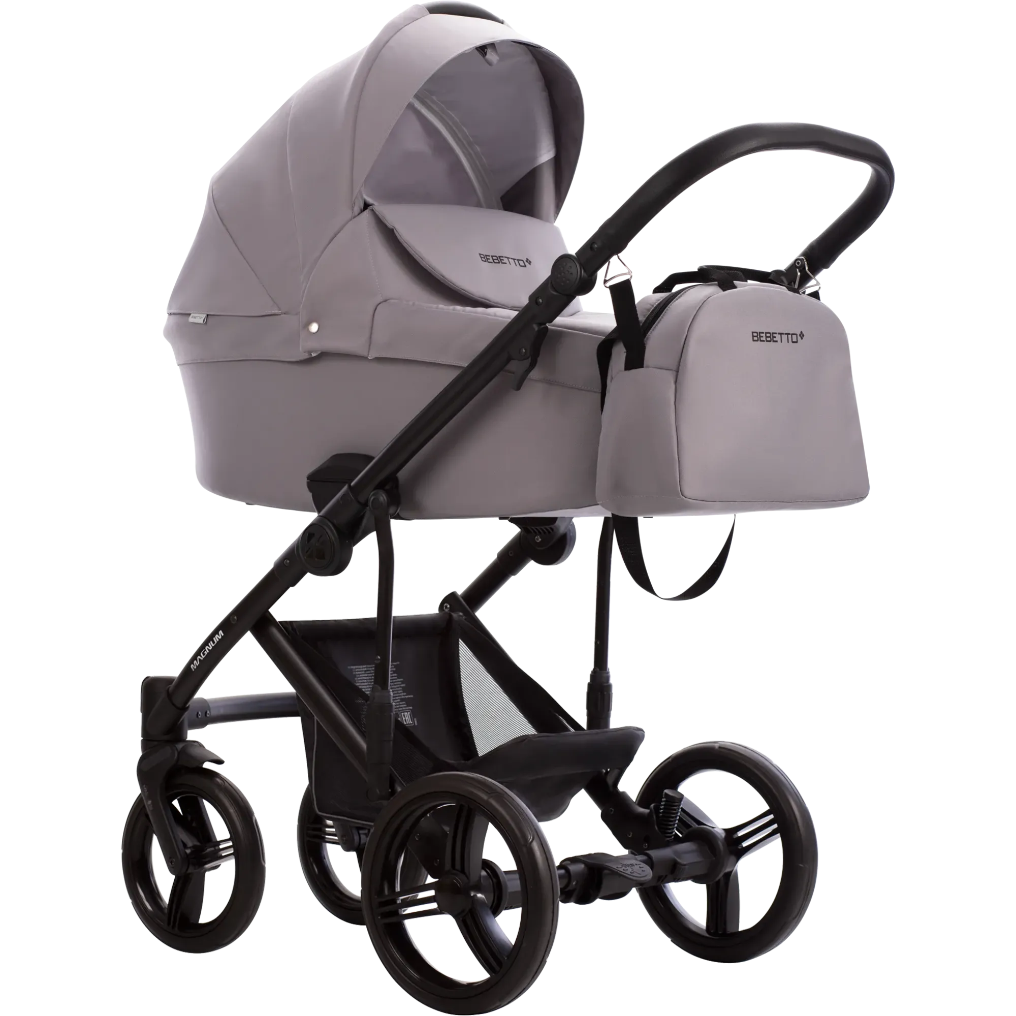 Коляска 2в1 Bebetto Magnum Light 02 Сірий