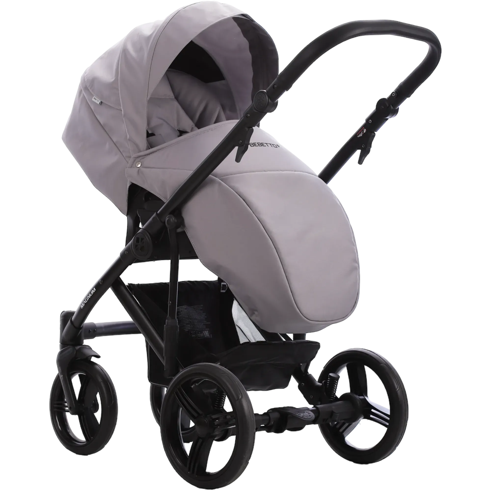 Коляска 2в1 Bebetto Magnum Light 02 Сірий