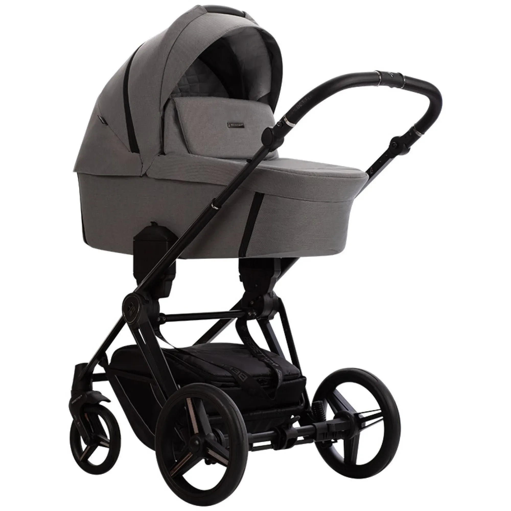 Коляска 2в1 Bebetto Monti 01 Dark сірий