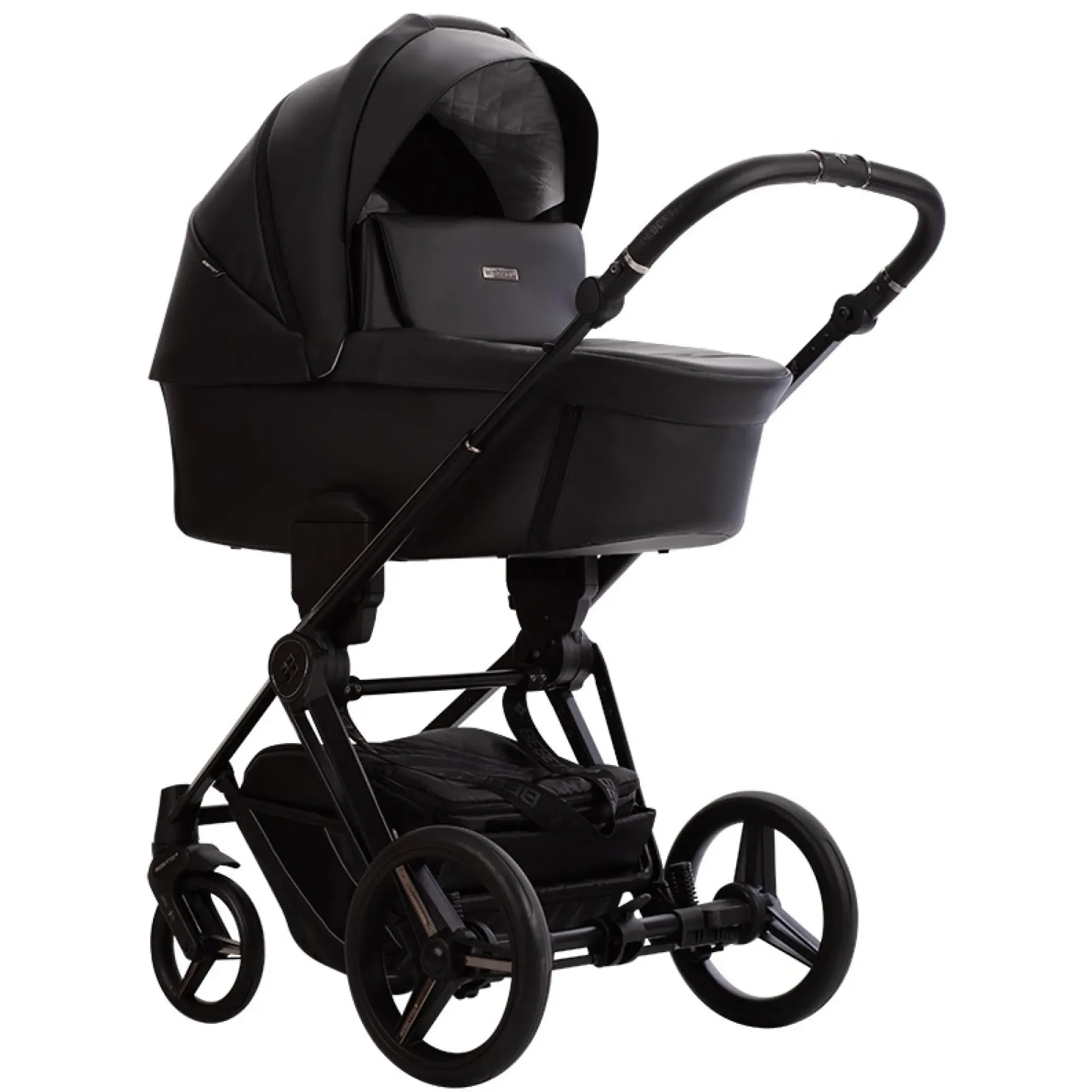 Коляска 2в1 Bebetto Monti PRO 01 Dark чорний
