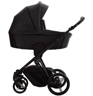 Коляска 2в1 Bebetto Monti PRO 01 Dark чорний