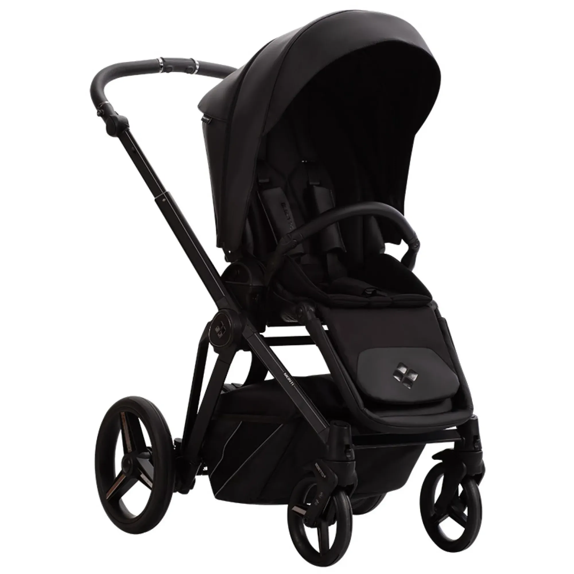 Коляска 2в1 Bebetto Monti PRO 01 Dark чорний