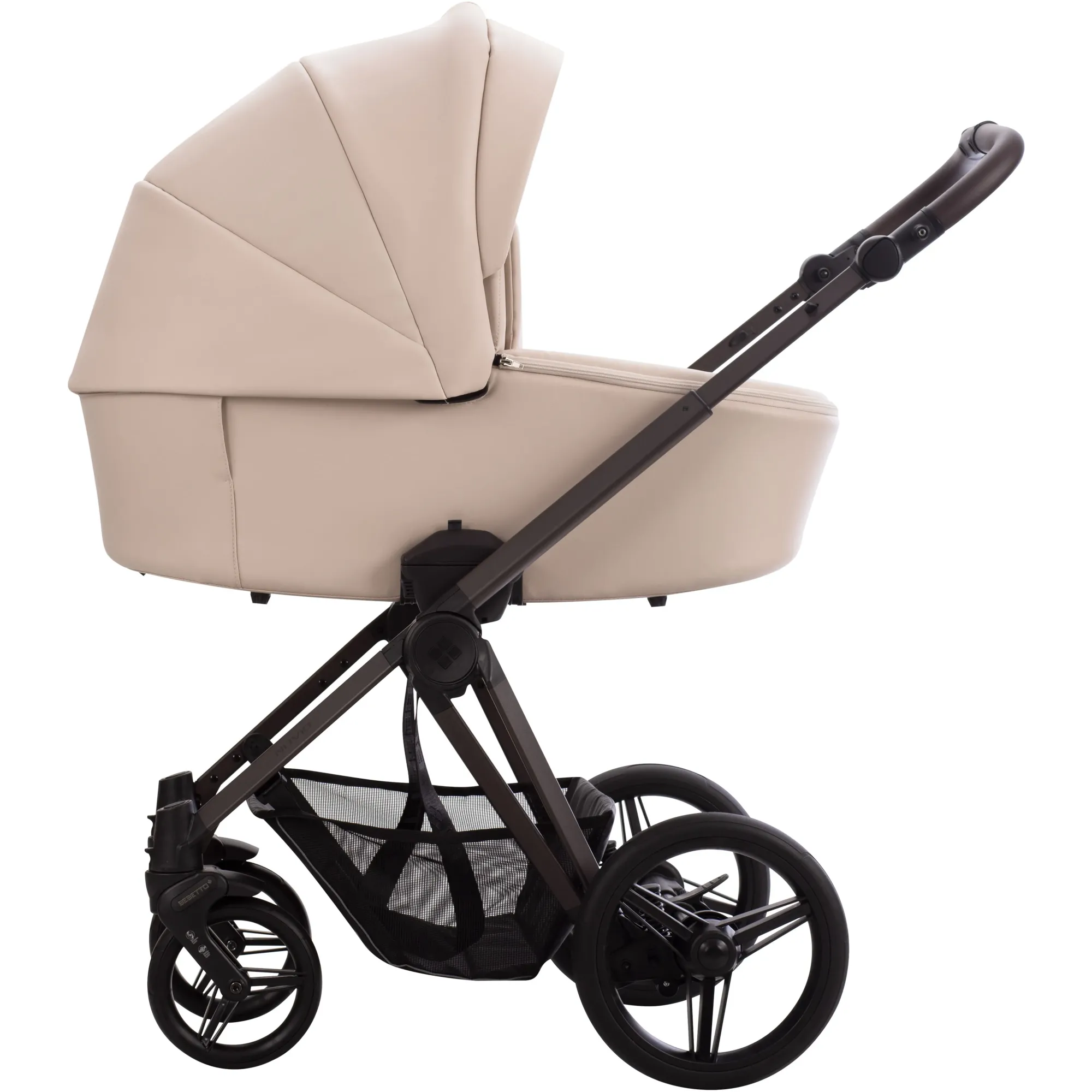 Коляска 2в1 Bebetto Nuvio PRO 02 Brown (капучино)