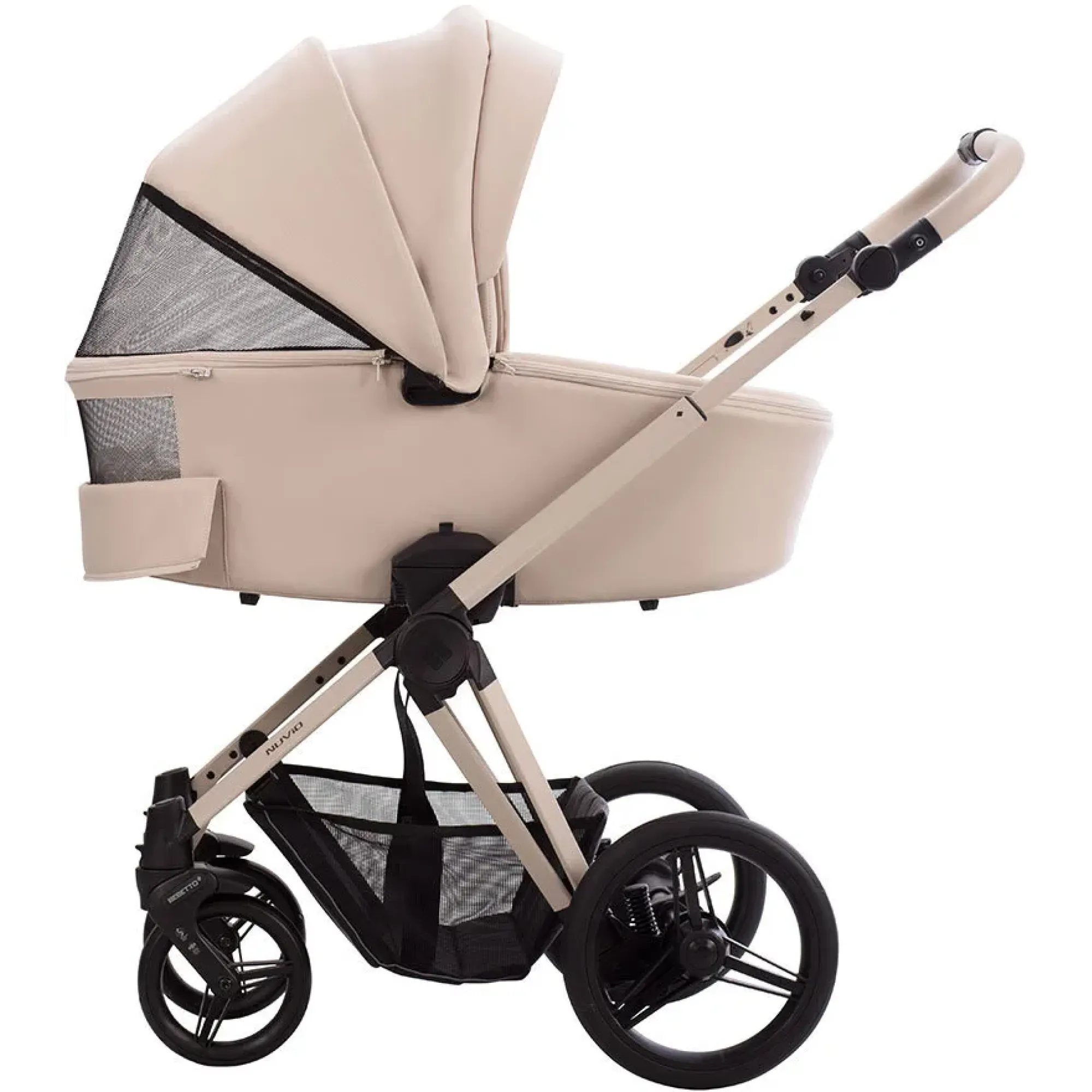 Коляска 2в1 Bebetto Nuvio PRO 02 Cream (капучино)