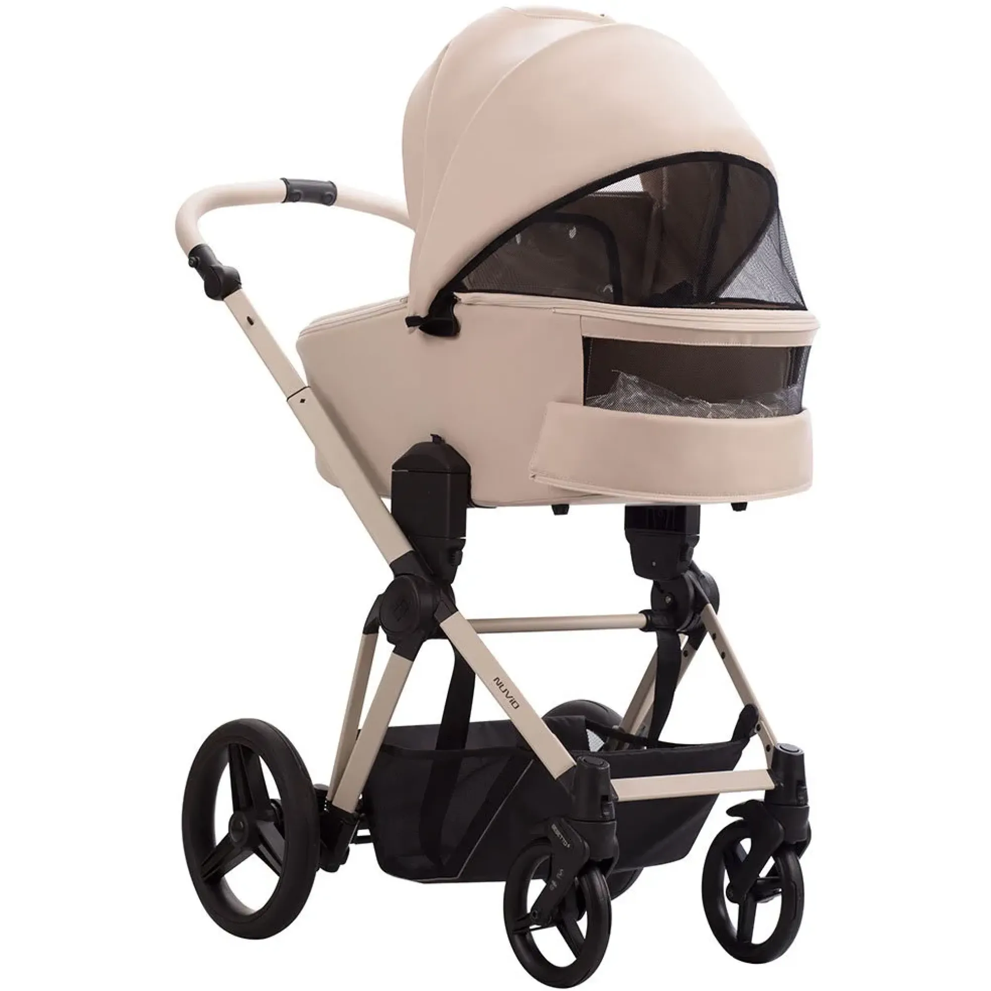 Коляска 2в1 Bebetto Nuvio PRO 02 Cream (капучино)