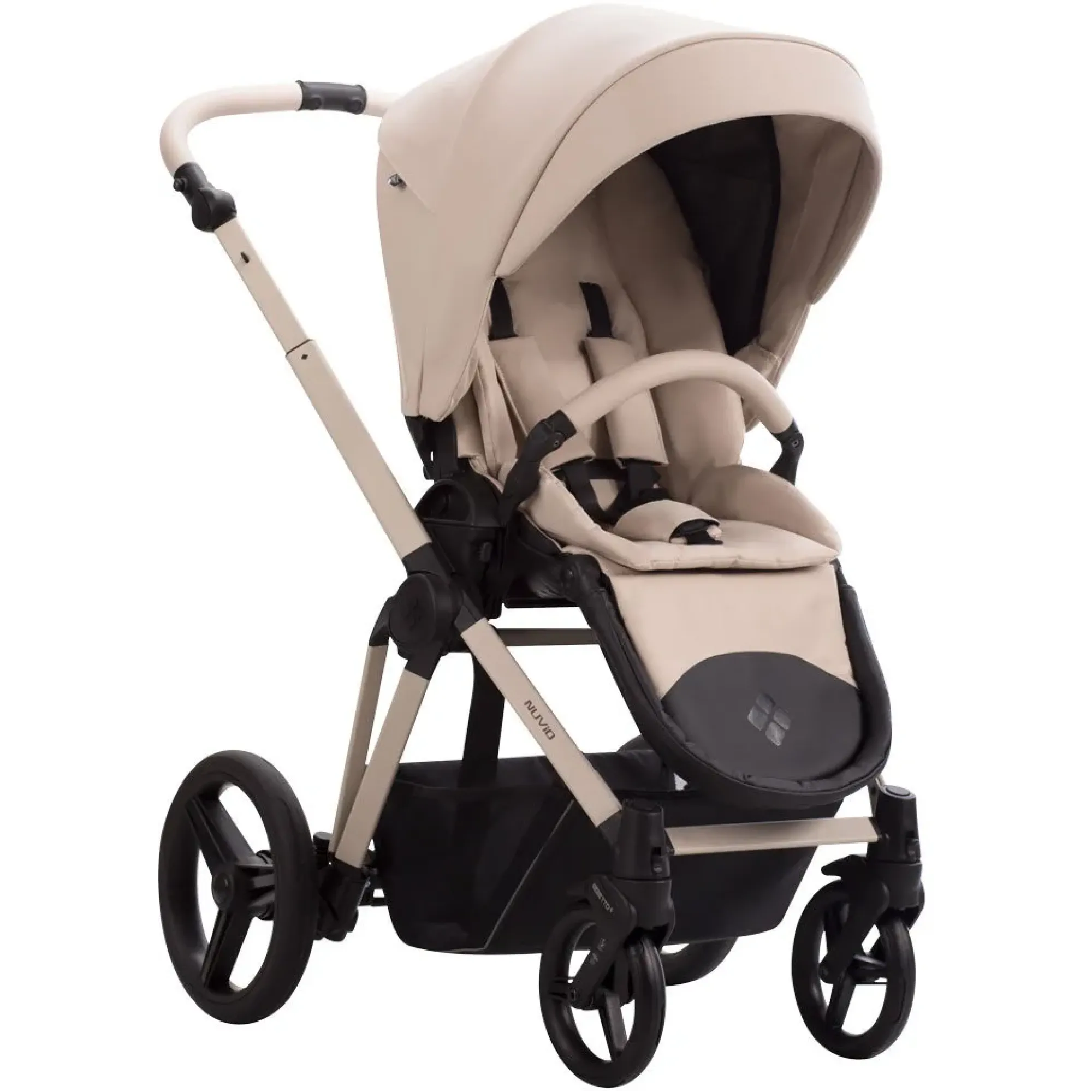 Коляска 2в1 Bebetto Nuvio PRO 02 Cream (капучино)