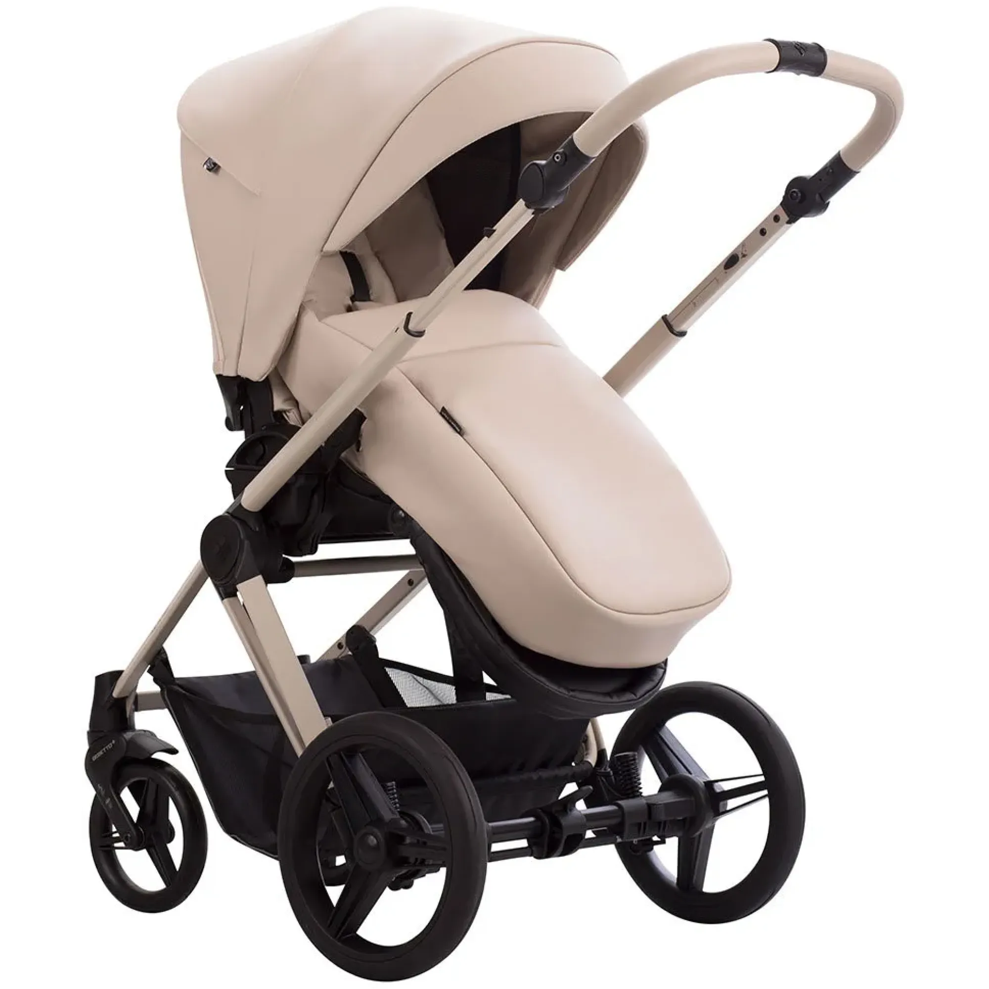 Коляска 2в1 Bebetto Nuvio PRO 02 Cream (капучино)