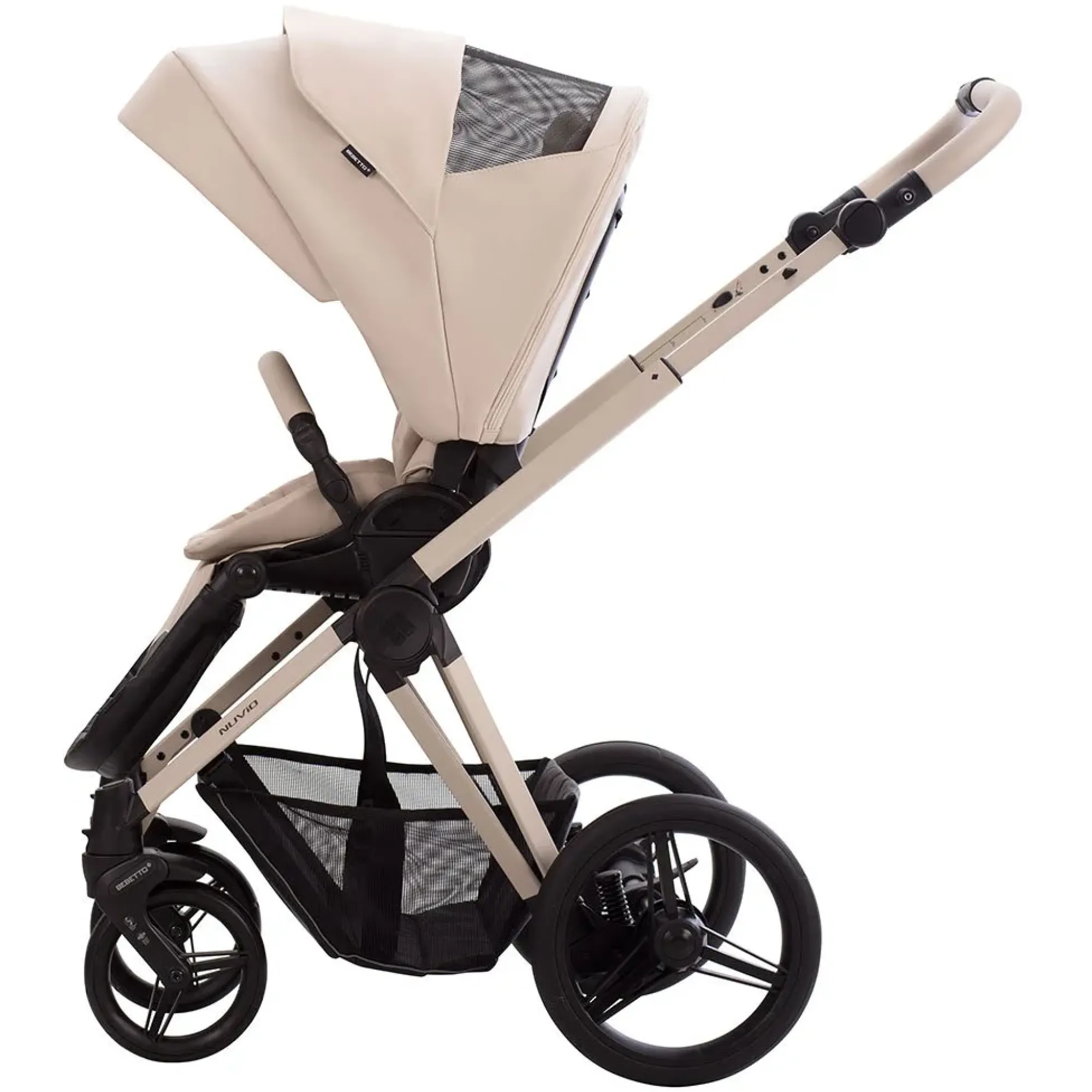 Коляска 2в1 Bebetto Nuvio PRO 02 Cream (капучино)