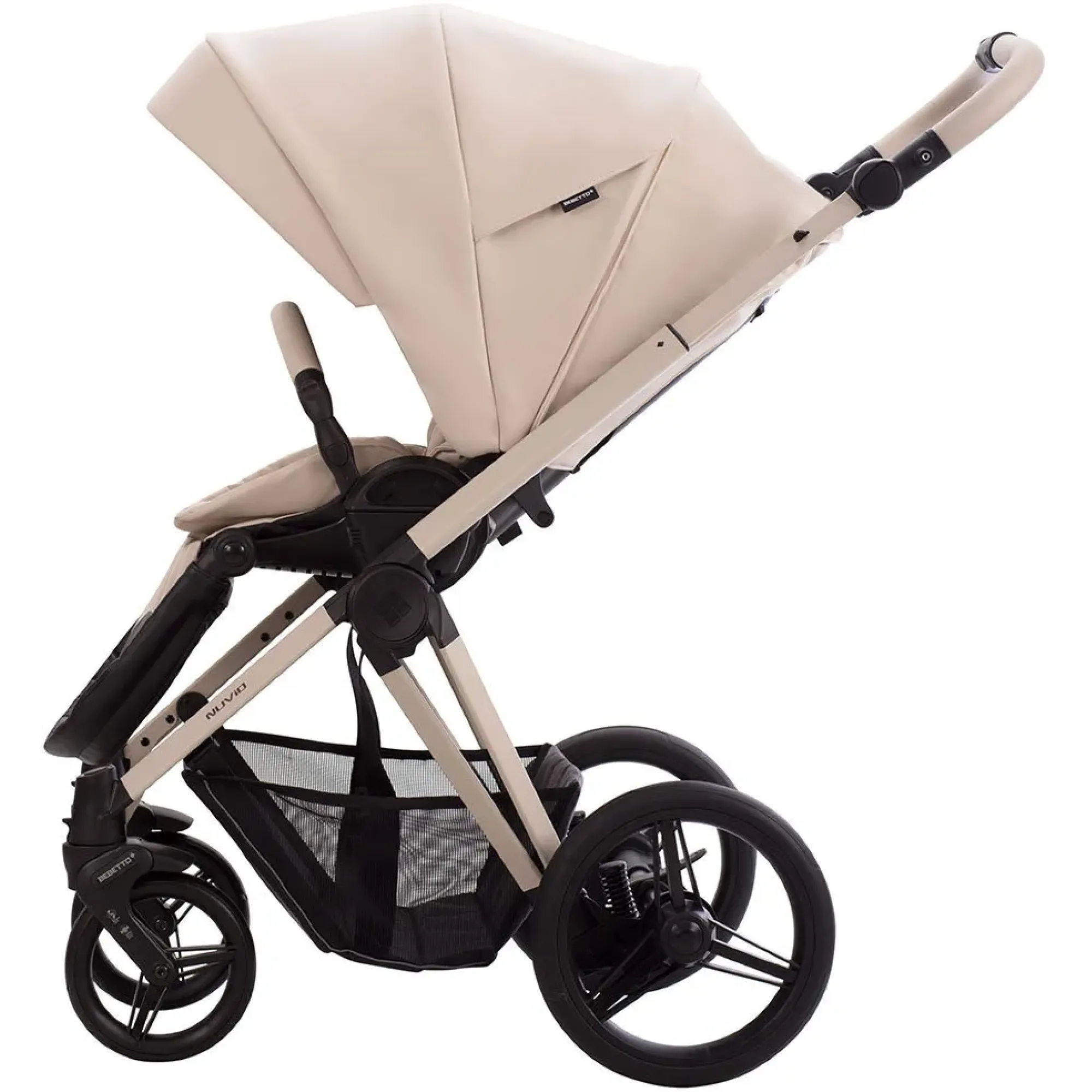 Коляска 2в1 Bebetto Nuvio PRO 02 Cream (капучино)