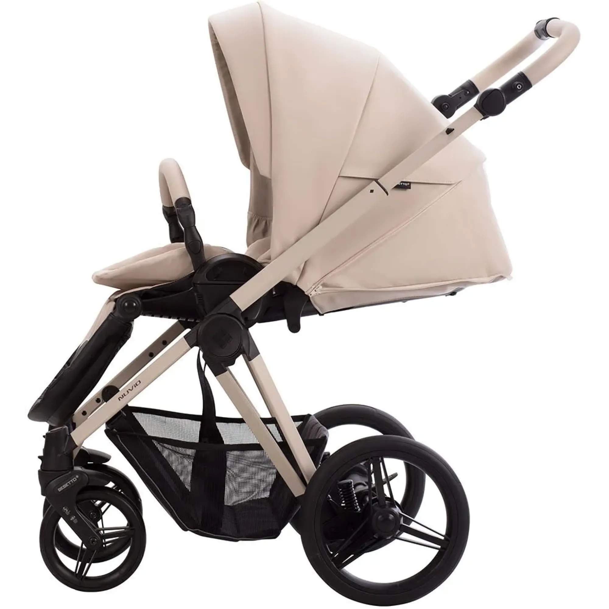 Коляска 2в1 Bebetto Nuvio PRO 02 Cream (капучино)