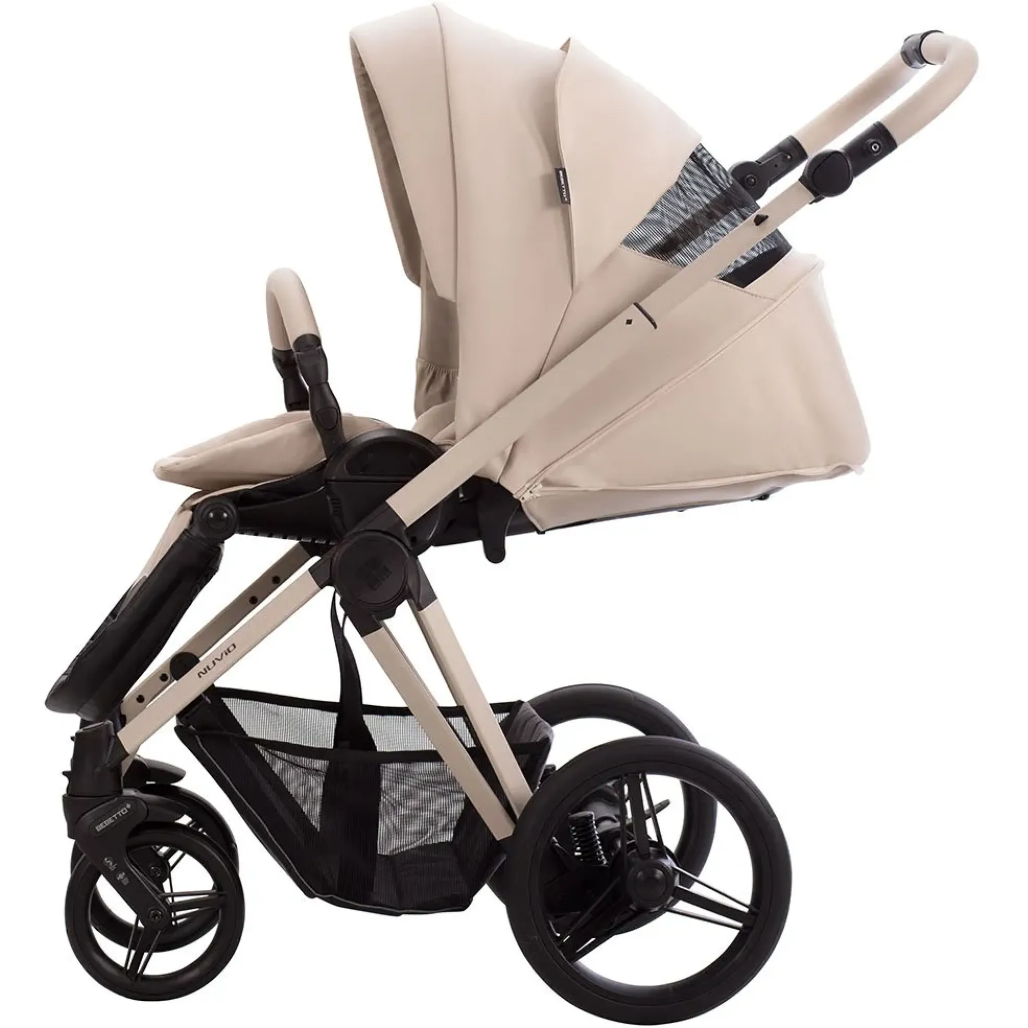 Коляска 2в1 Bebetto Nuvio PRO 02 Cream (капучино)