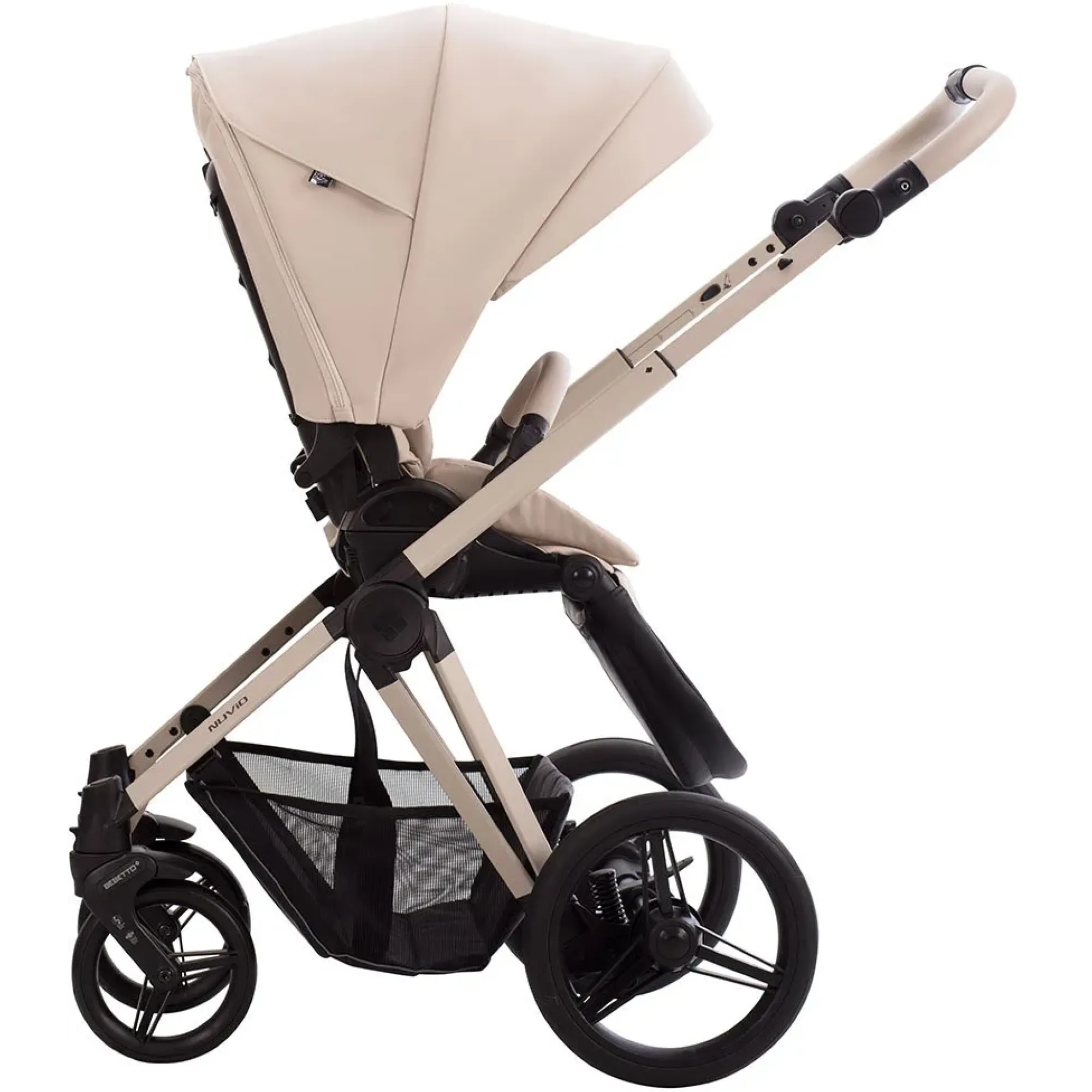 Коляска 2в1 Bebetto Nuvio PRO 02 Cream (капучино)