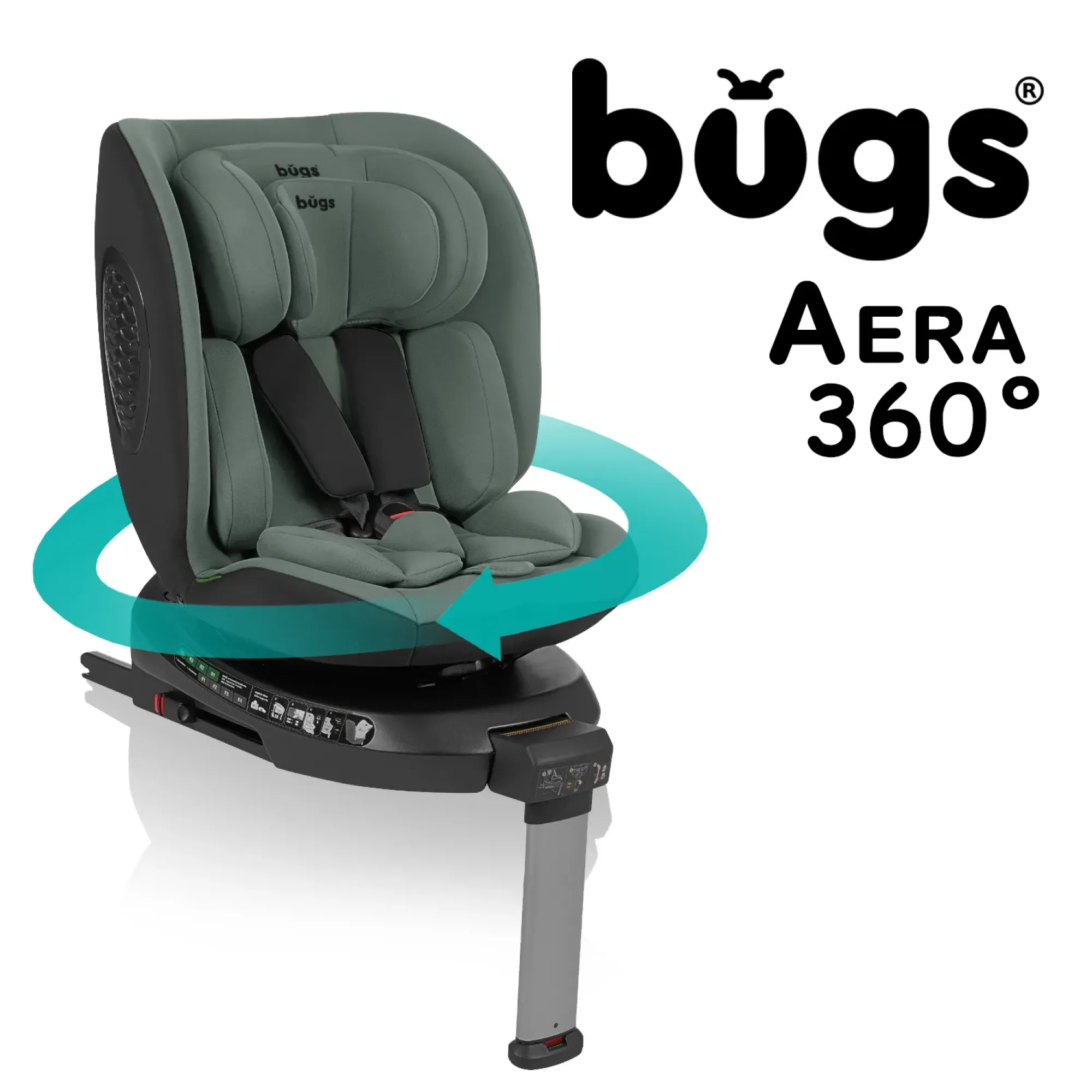 Автокрісло Bugs Aera 360 Forest Pine
