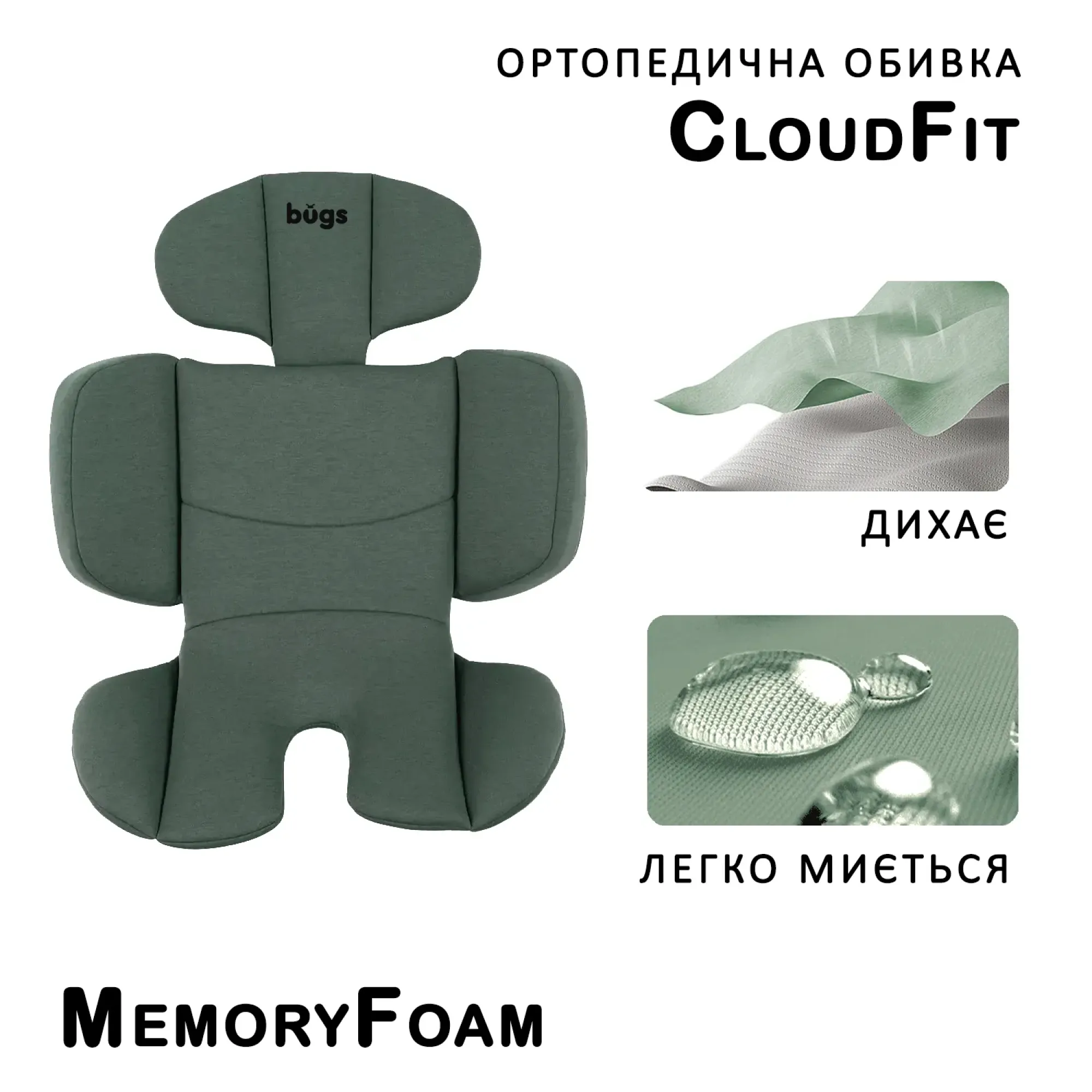 Автокрісло Bugs Aera 360 Forest Pine