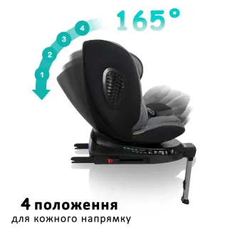 Автокрісло Bugs Aera 360 Iron Grey